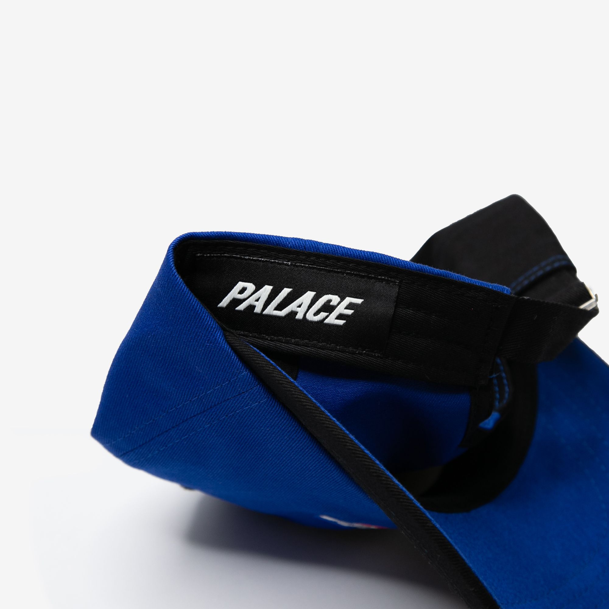  Palace Basically A Split 6-Panel Hat - Black/Blue 