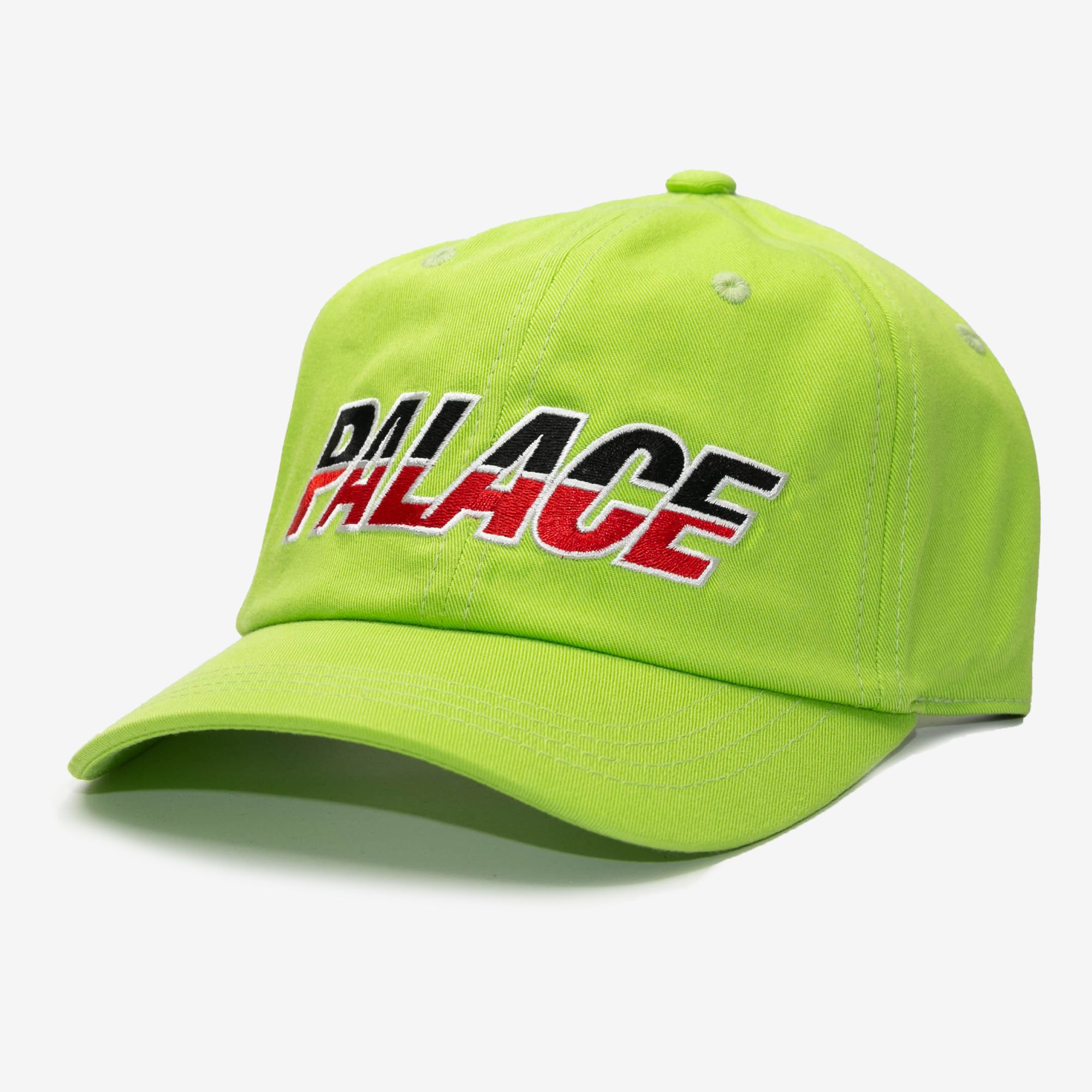  Palace Split Logo Hat - Neon 