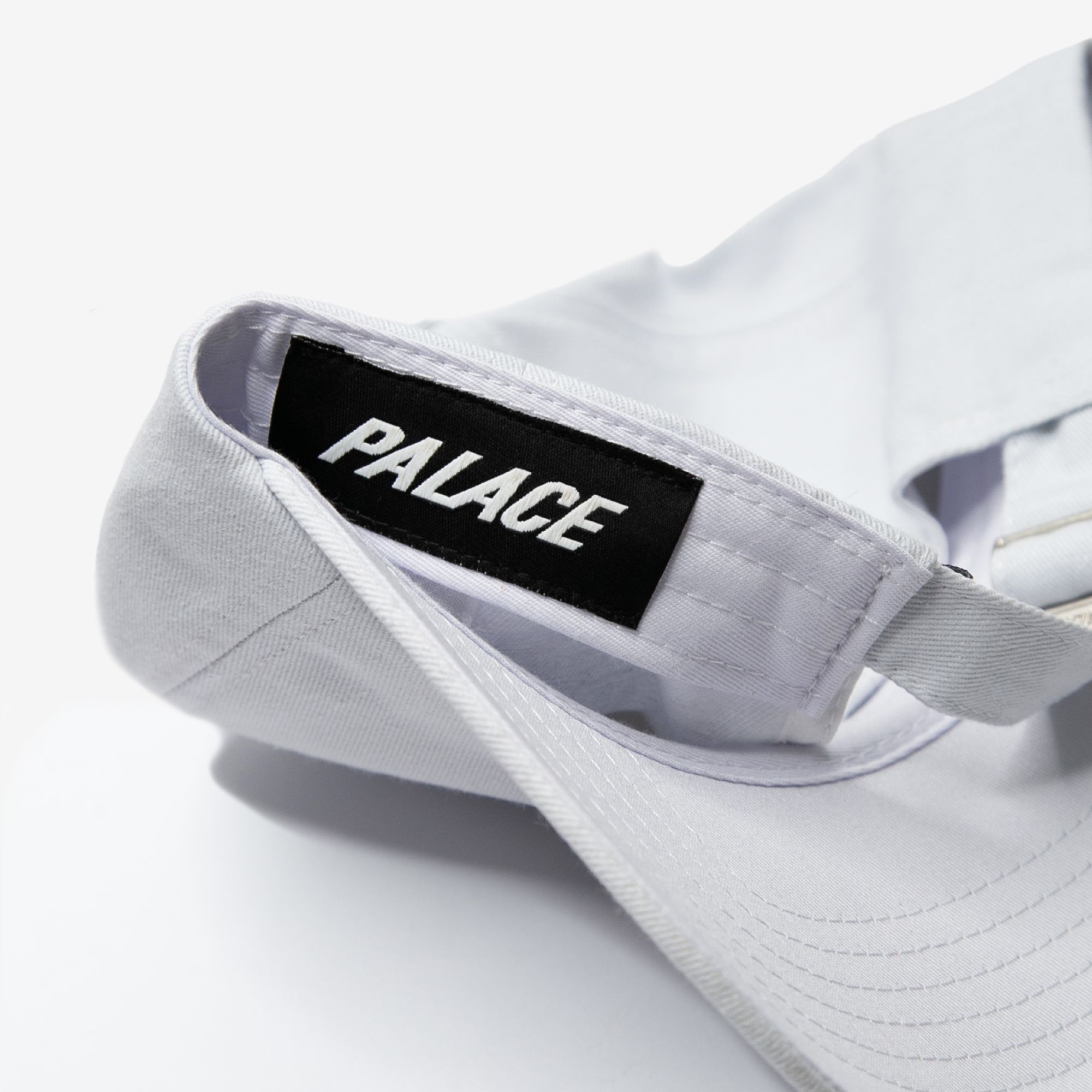  Palace Basically A Split 6-Panel Hat - White 