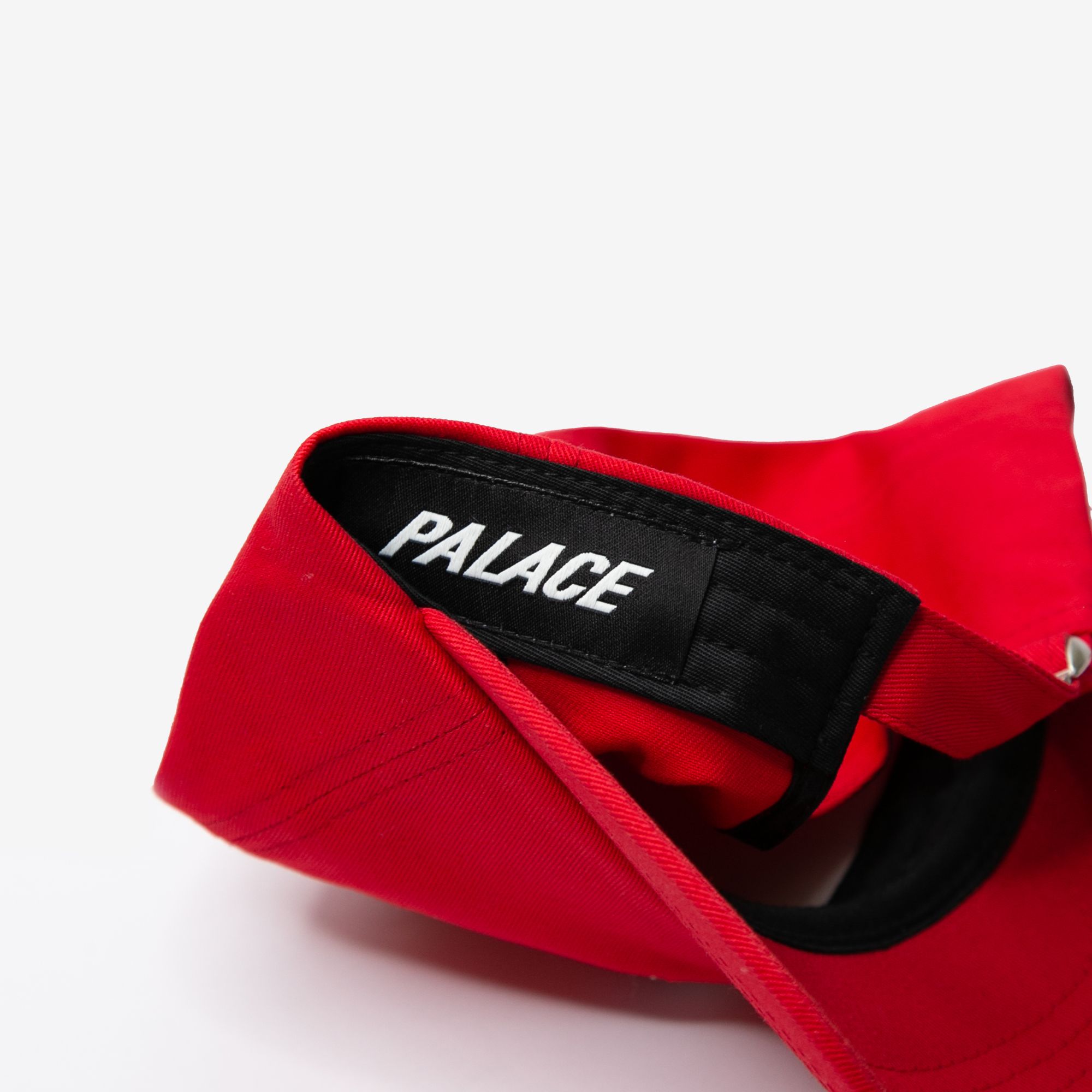  Palace Basically A Split 6-Panel Hat - Red 