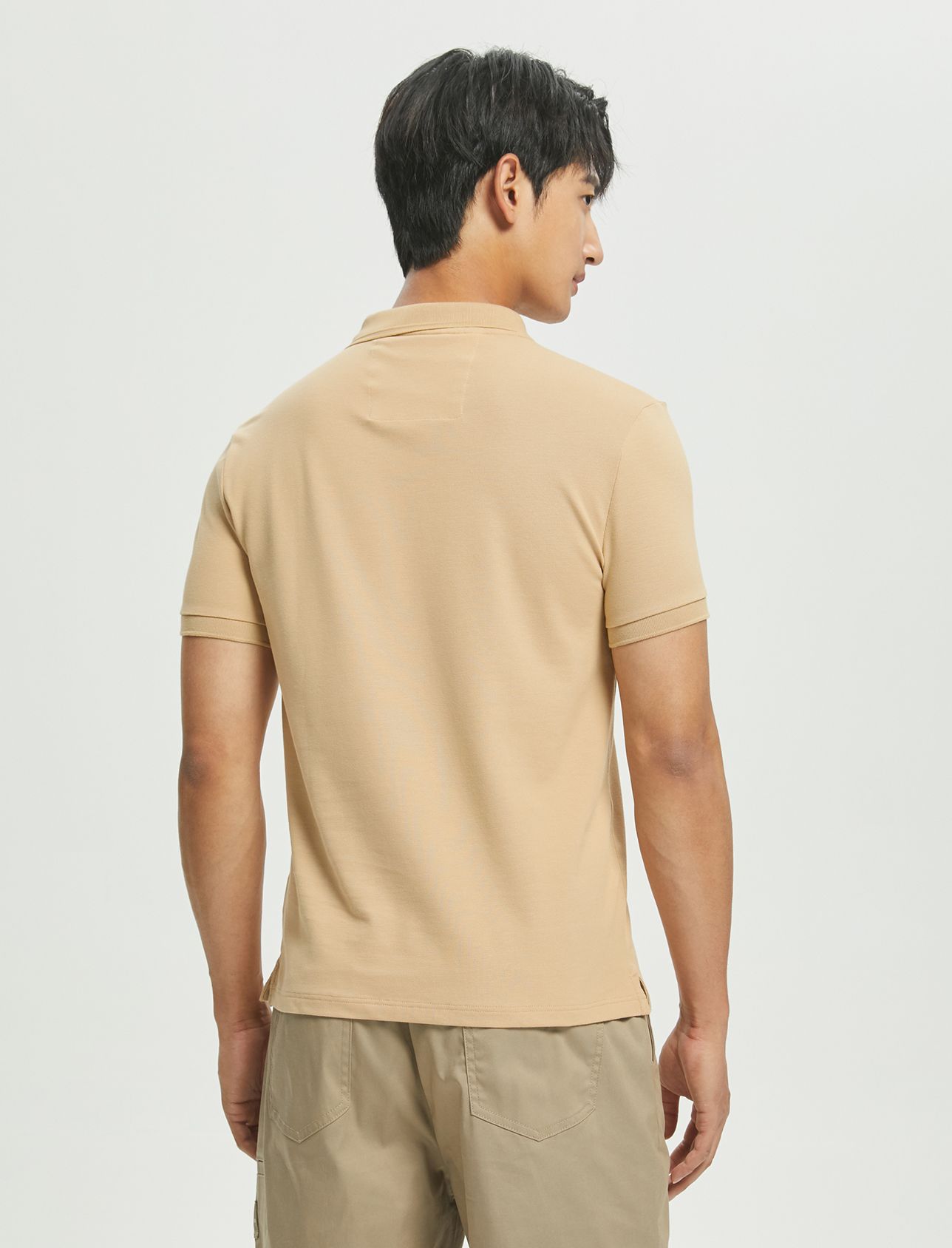 Calvin Klein Jeans Mesh Polo Shirt - Camel (Slim) – Online Sneaker Store Calvin Klein Jeans Mesh Polo Shirt - Camel (Slim) – Online Sneaker Store