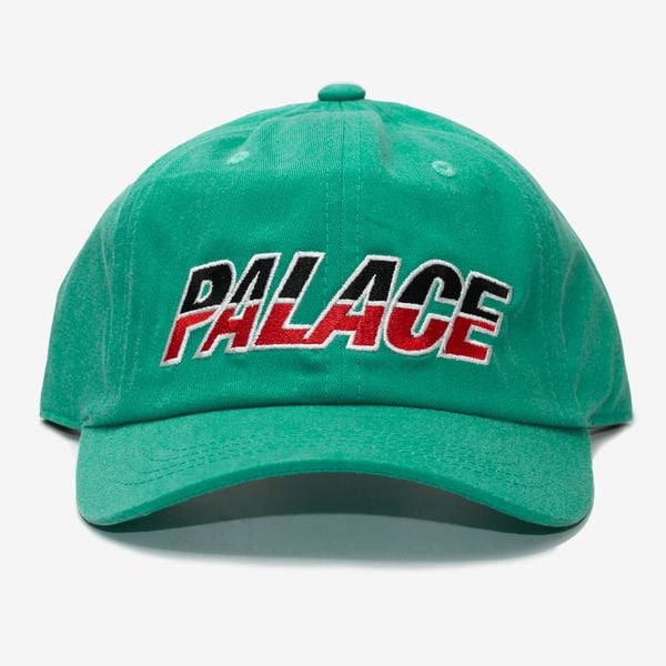  Palace Split Logo Hat - Green 