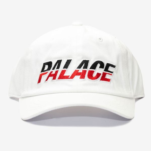  Palace Split Logo Hat - White 