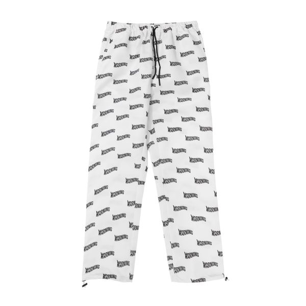  Mini Flag Track Pants - White 