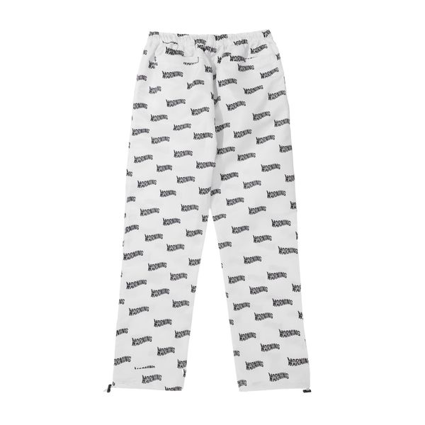  Mini Flag Track Pants - White 