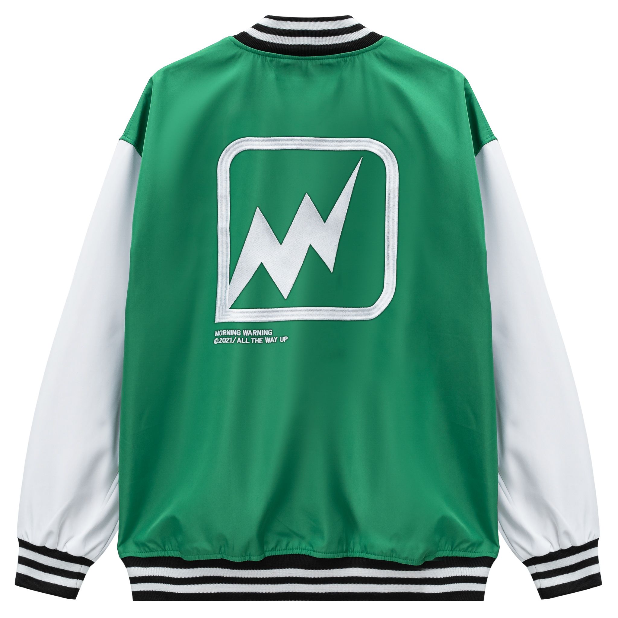  New Identity Baseball Jacket - Green 