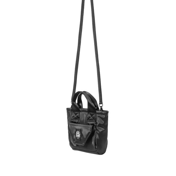  FRONT The Knight Mini Tote D621 - Black 