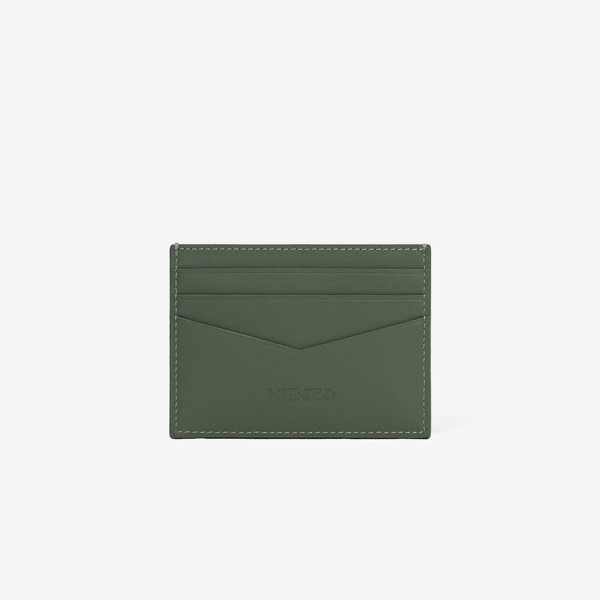  KENZO K Logo Card Holder - Olive 