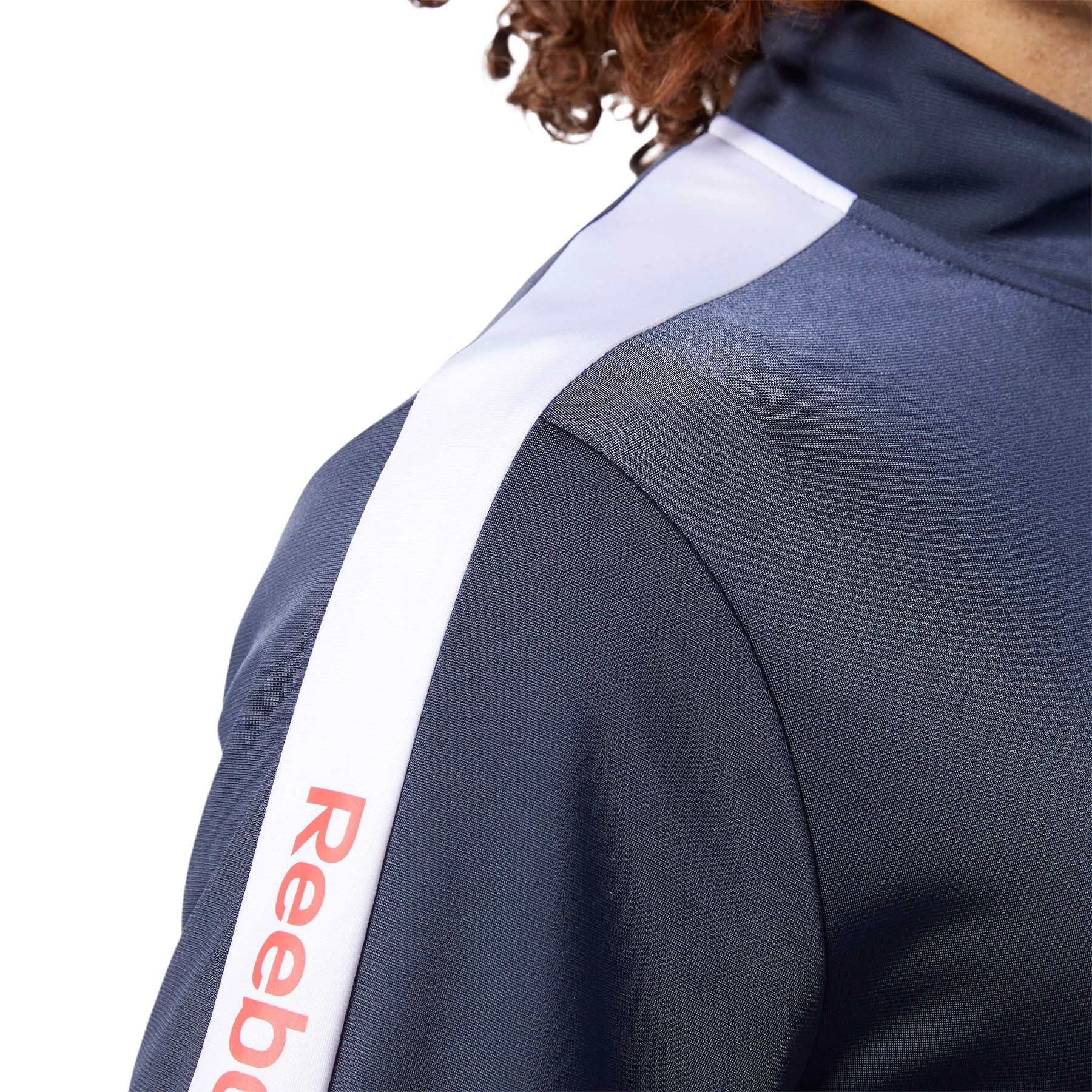  Reebok Essentials Linear Logo Track Jacket - Heritage Navy 