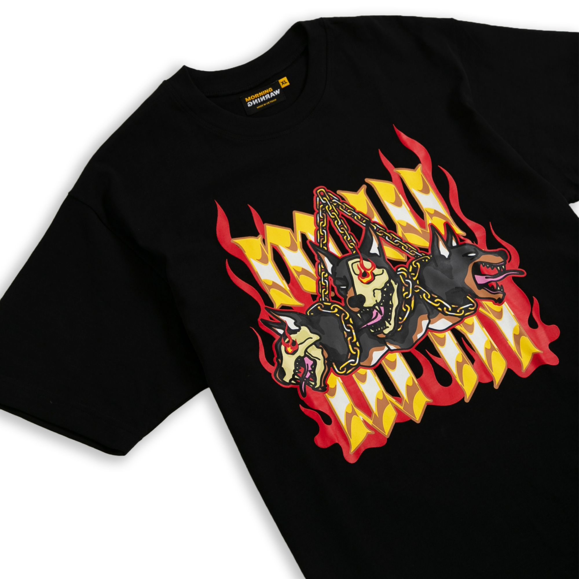  Three Hounds Tee - Black 