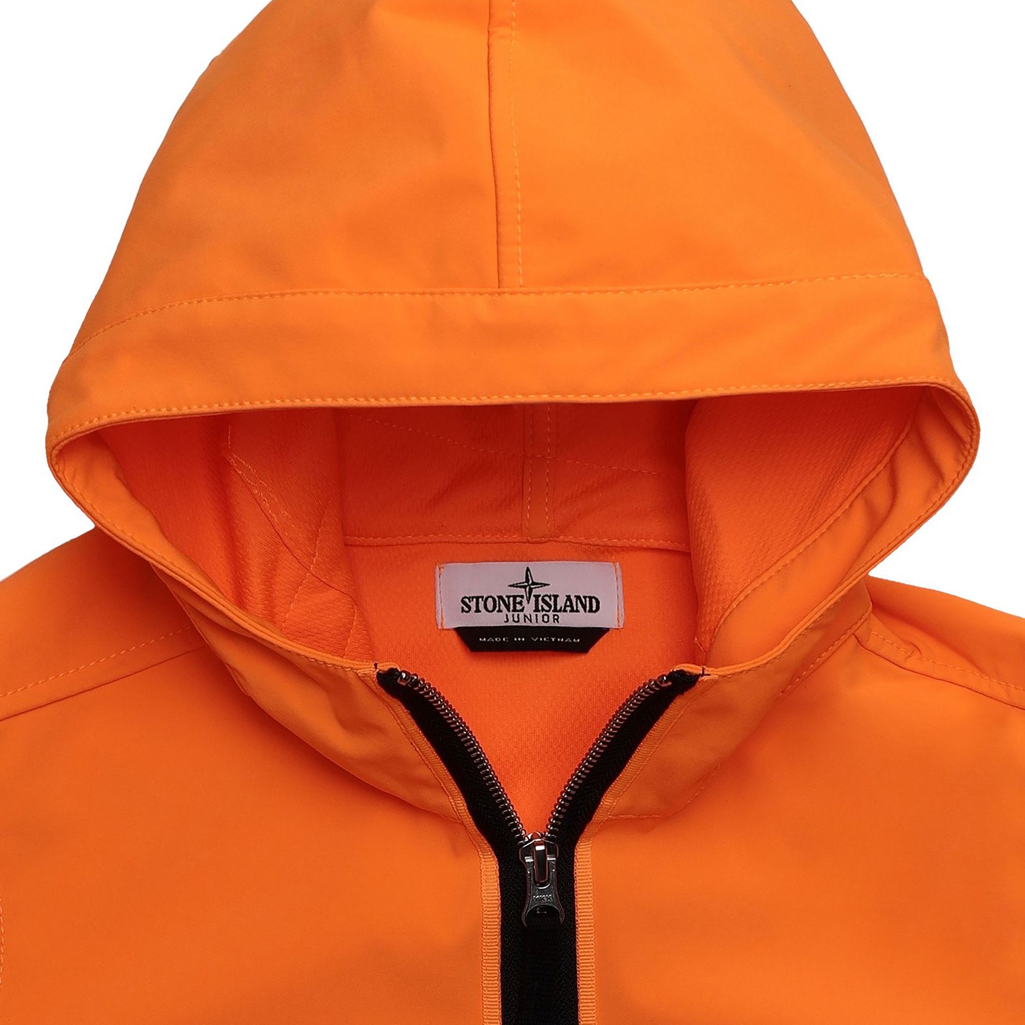  STONE ISLAND JUNIOR 40734 LIGHT SOFT SHELL-R - FLUO ORANGE 