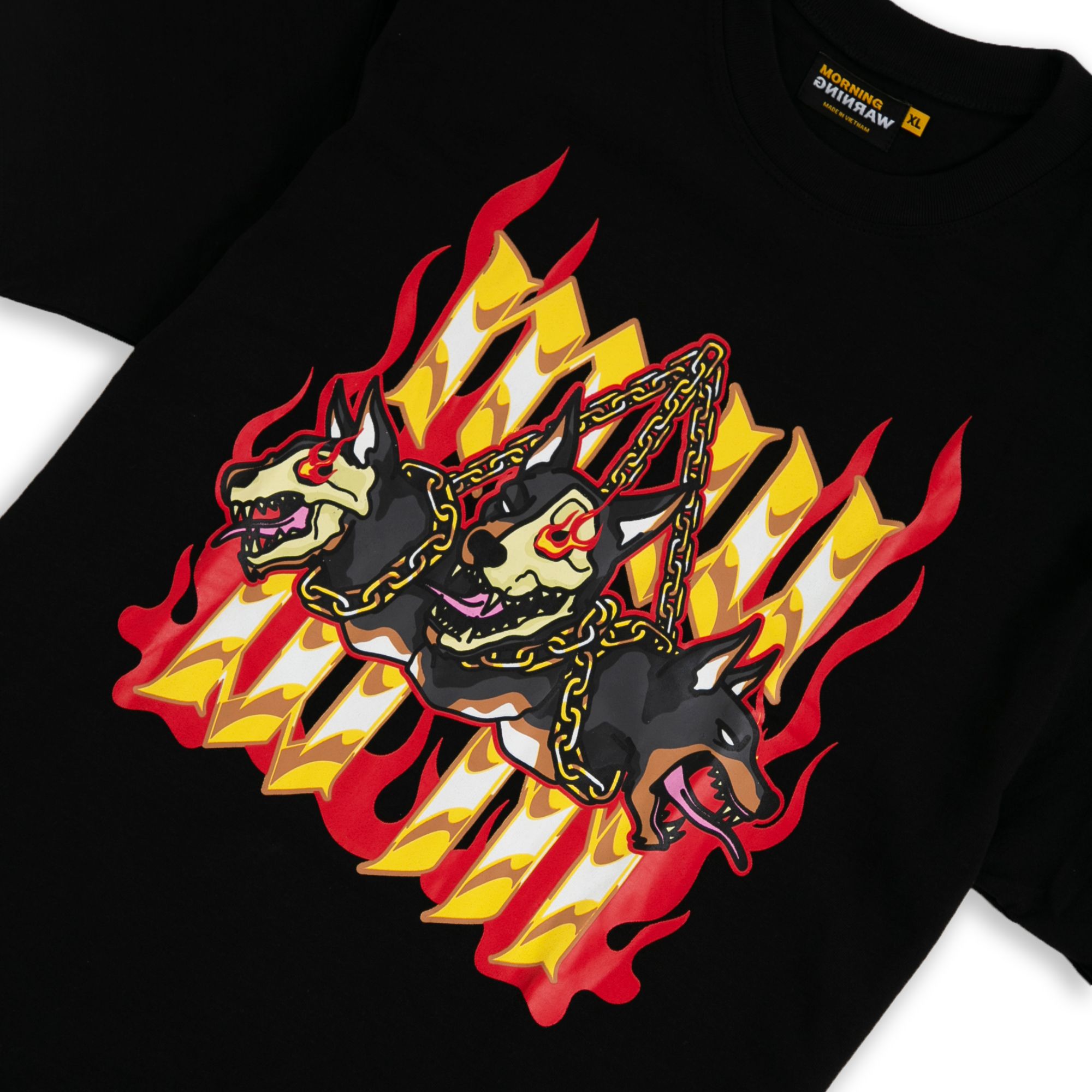  Three Hounds Tee - Black 