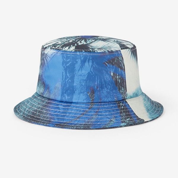  KENZO Hawaiian Graffiti Bucket Hat - Cyan 