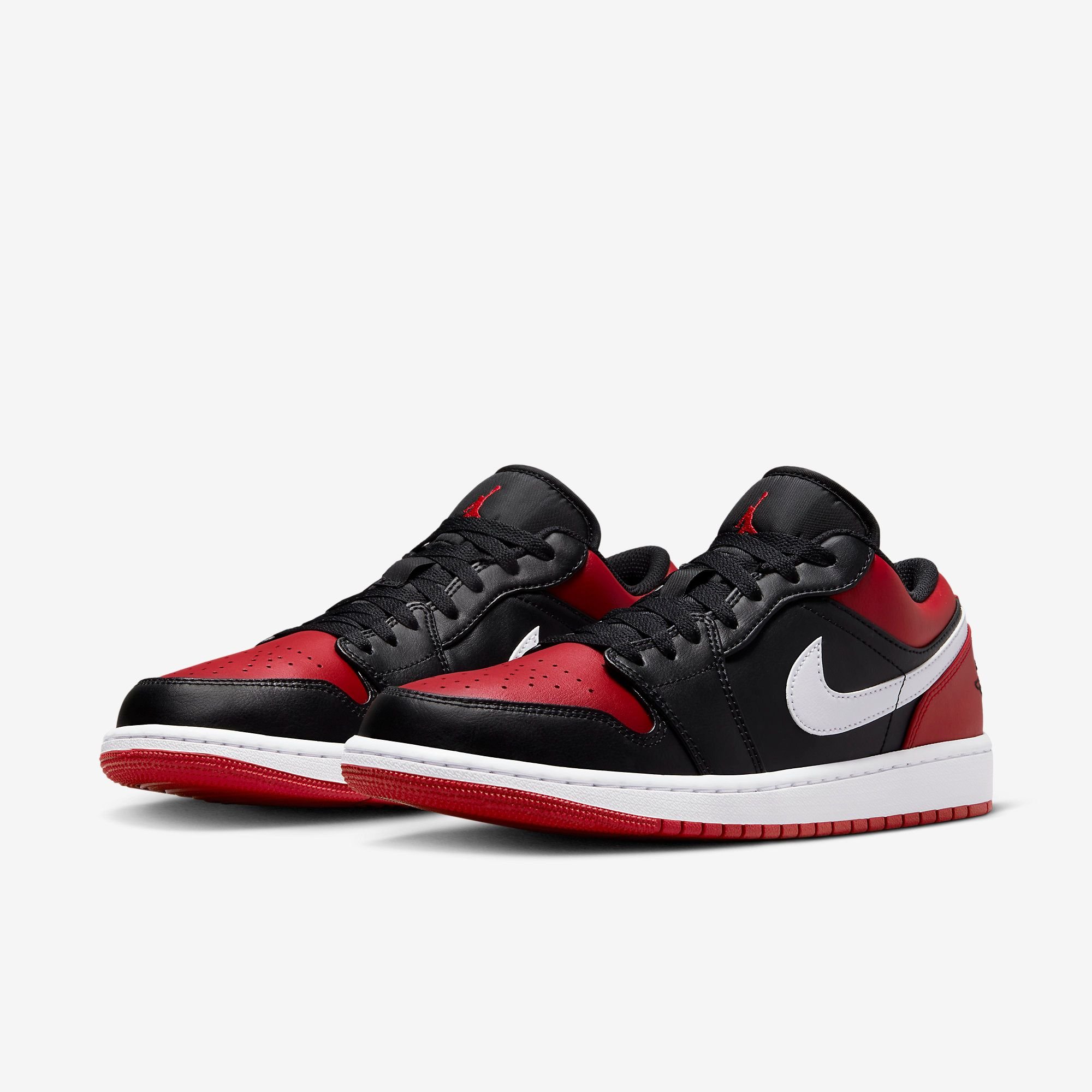  Air Jordan 1 Low - Black / Gym Red 