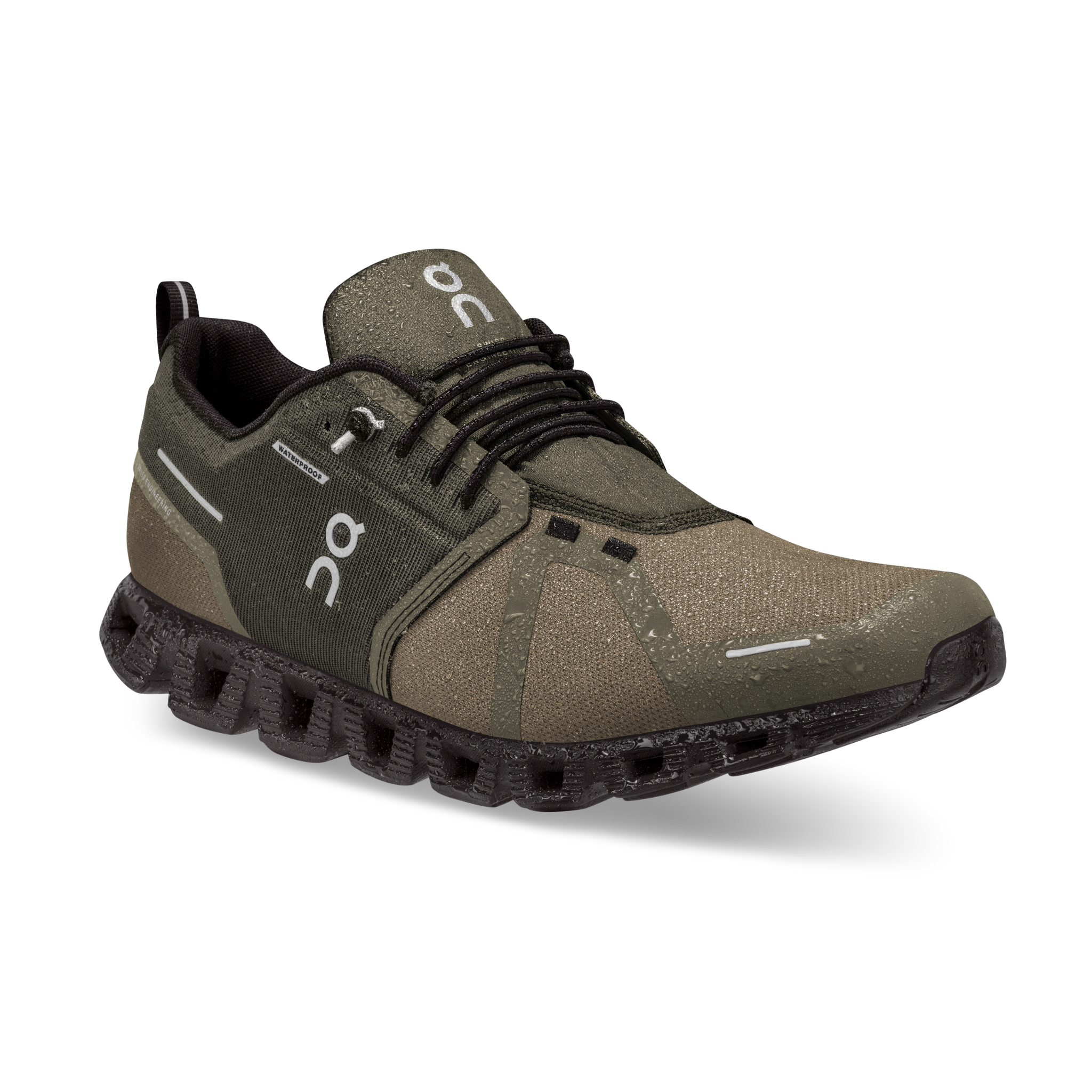  On Cloud 5 Waterproof - Olive/Black 