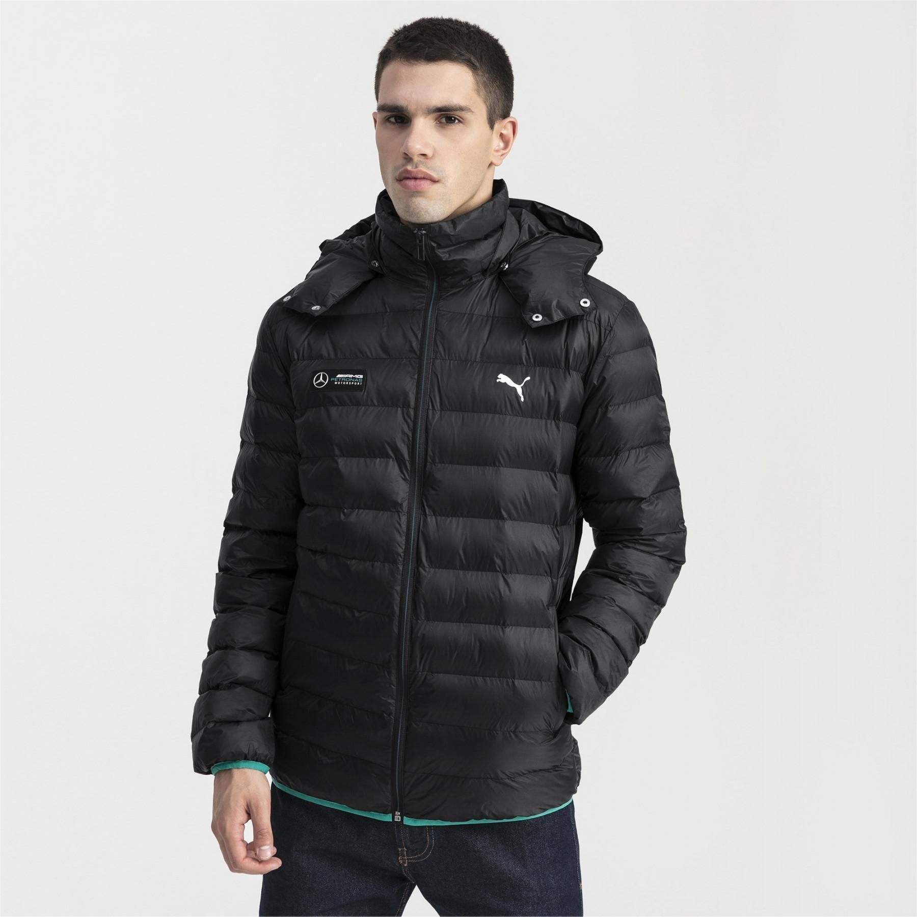  Mercedes AMG Petronas Eco PackLITE Jacket - Black 