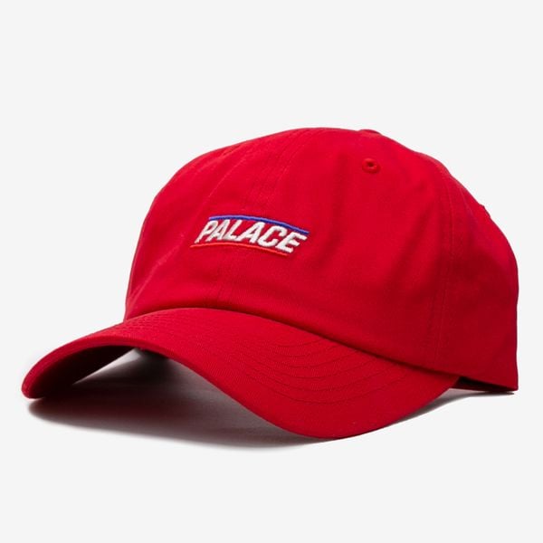  Palace Basically A Split 6-Panel Hat - Red 