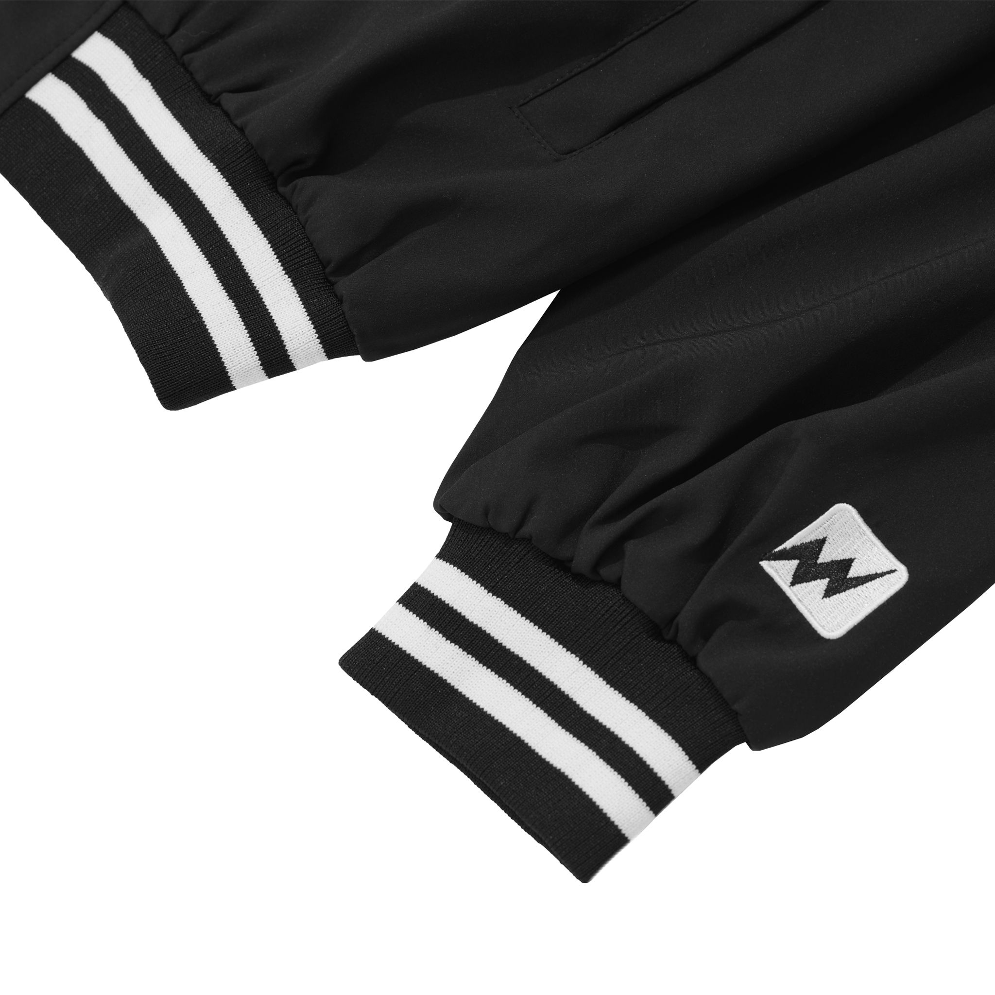  Skeleton Invader Baseball Jacket - Black 