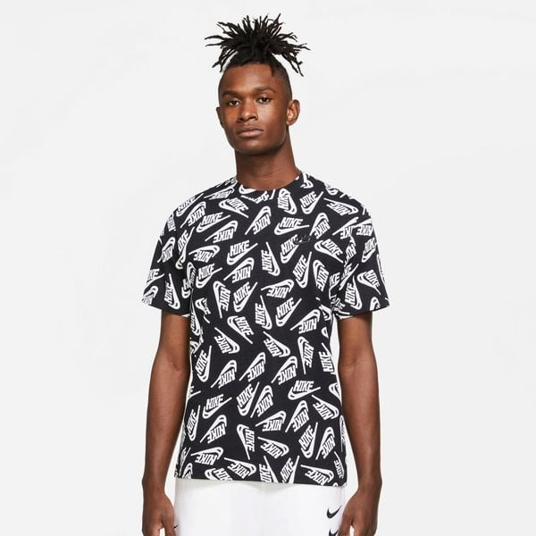  Nike Sportswear All Over Print T-Shirt - Black 