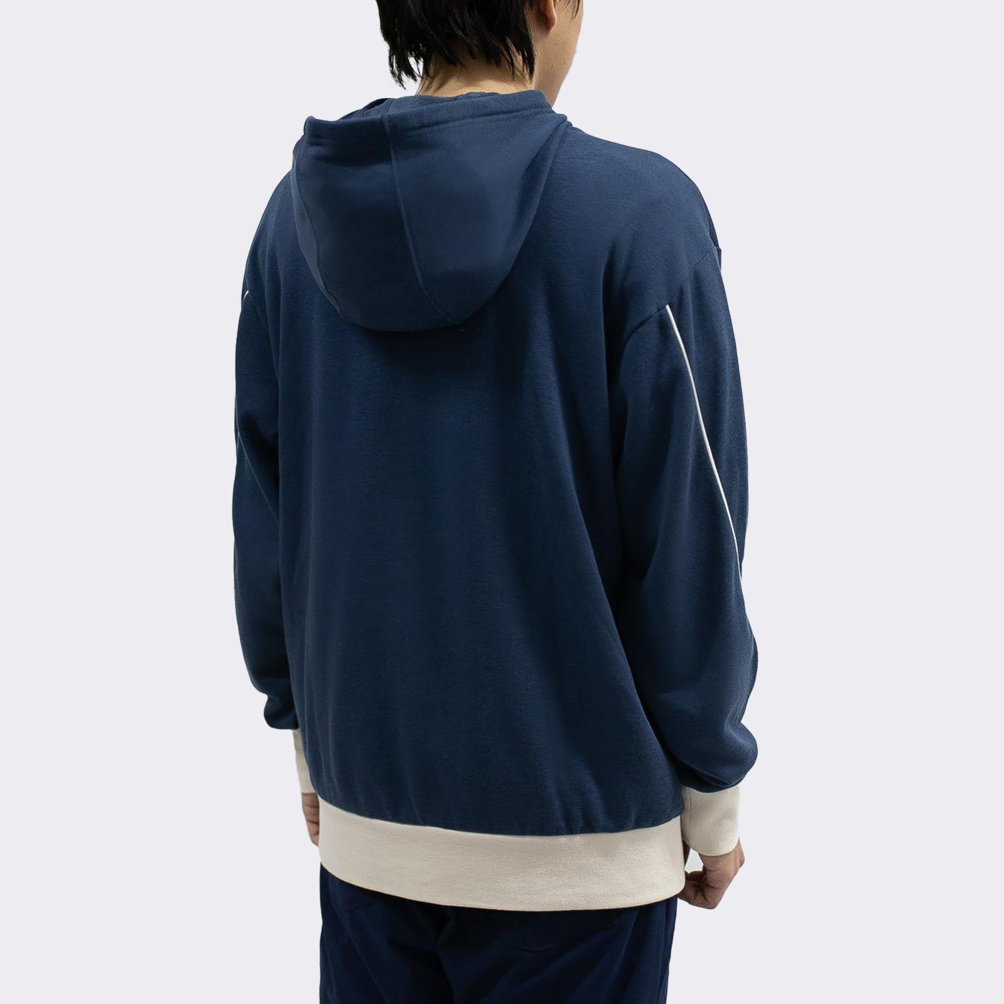  adidas Giant Logo Hoodie - Crew Navy / Beige 