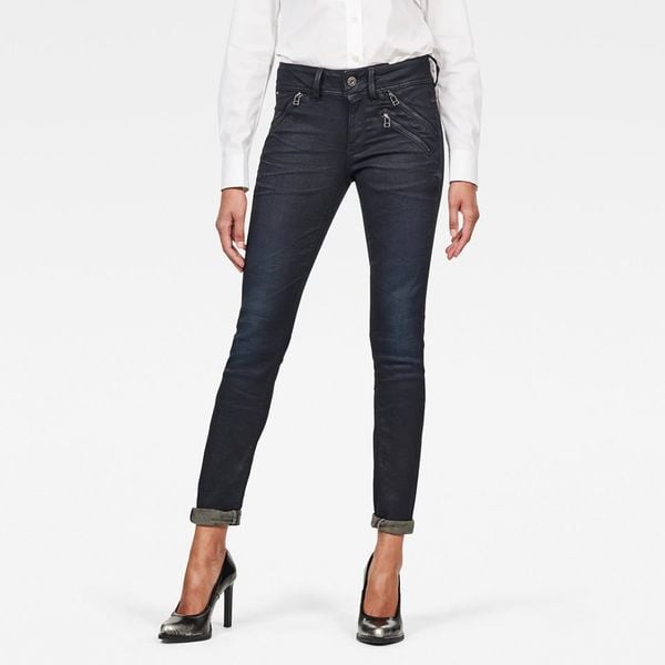  G-Star RAW® Lynn Biker Mid Skinny Jeans 