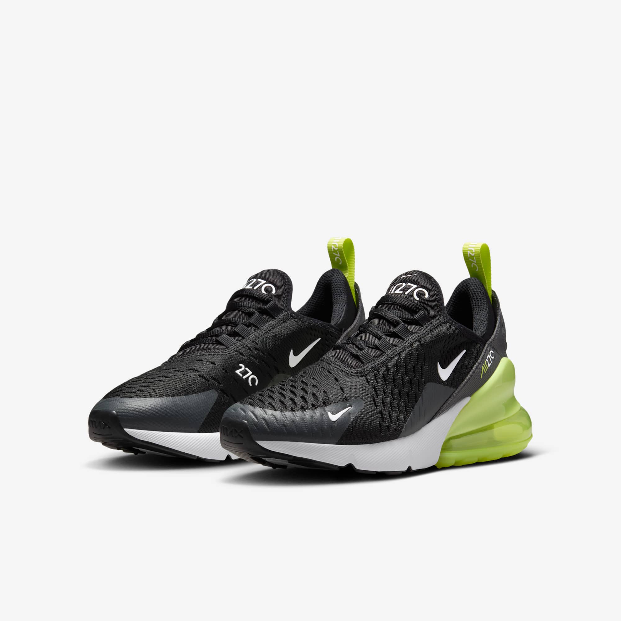 nike 270 black volt