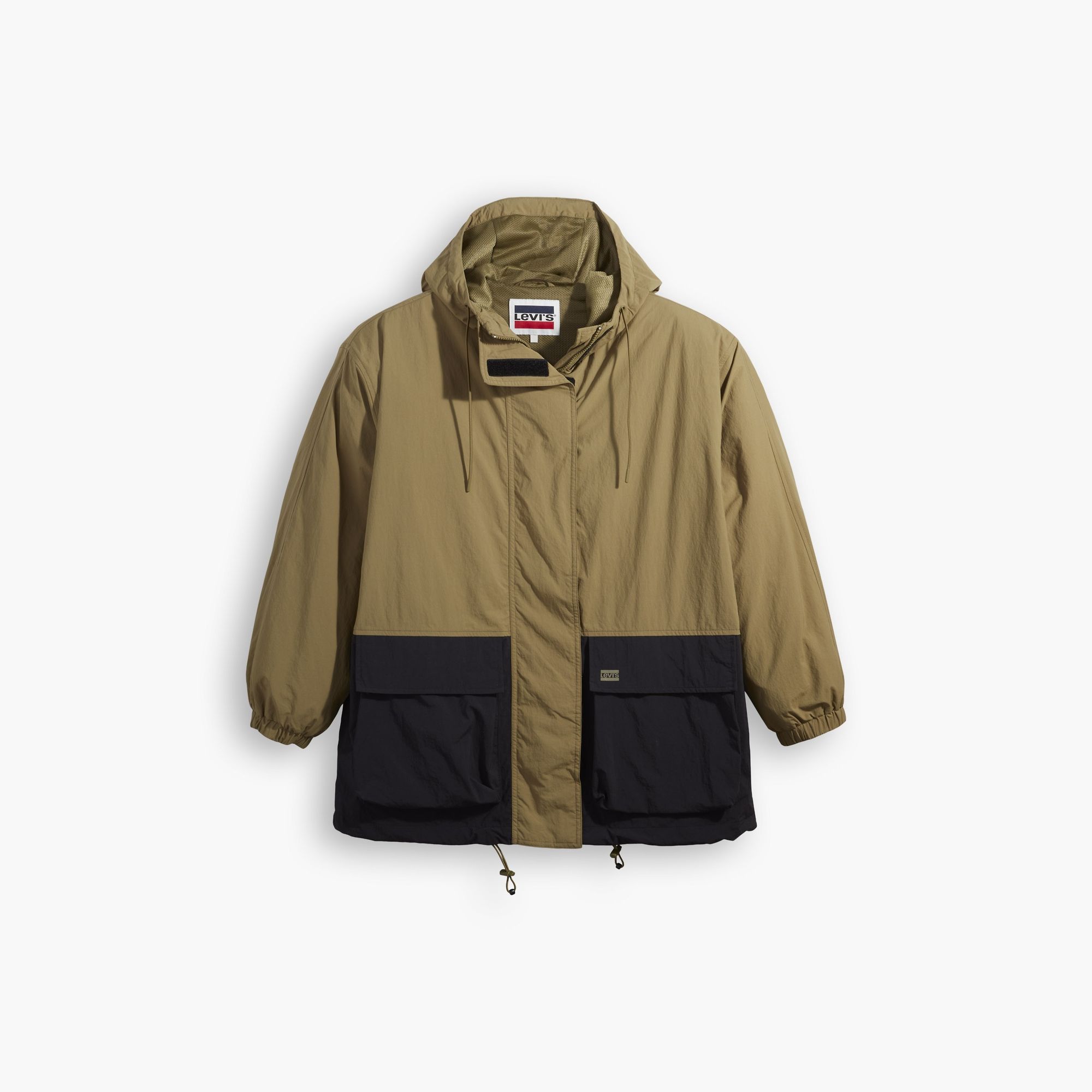  Levi's Hooded Nylon Windbreaker - Olive 