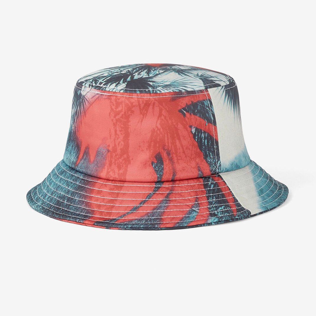  KENZO Hawaiian Graffiti Bucket Hat - Cherry 