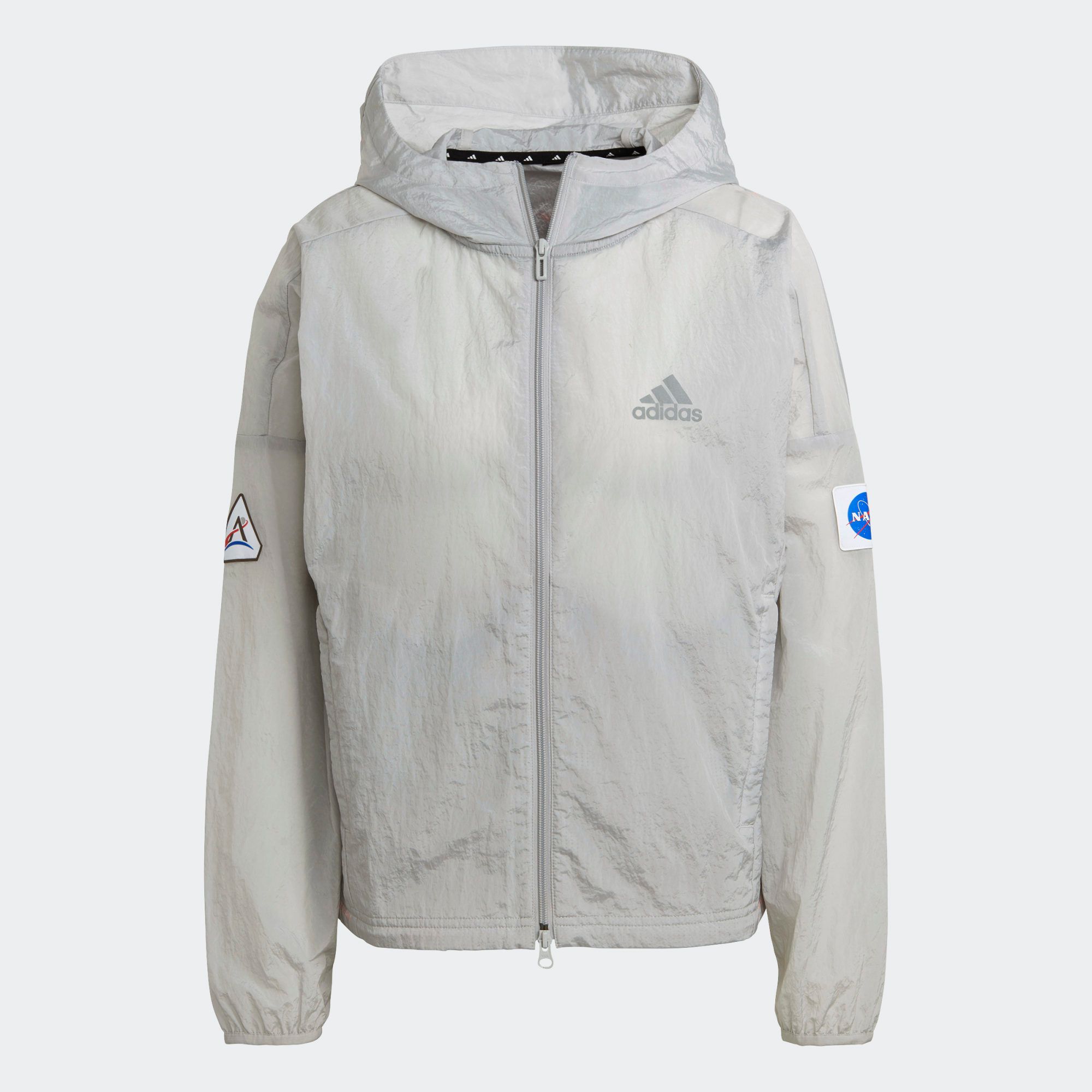  adidas Sportswear Crop Windbreaker - Grey Two 