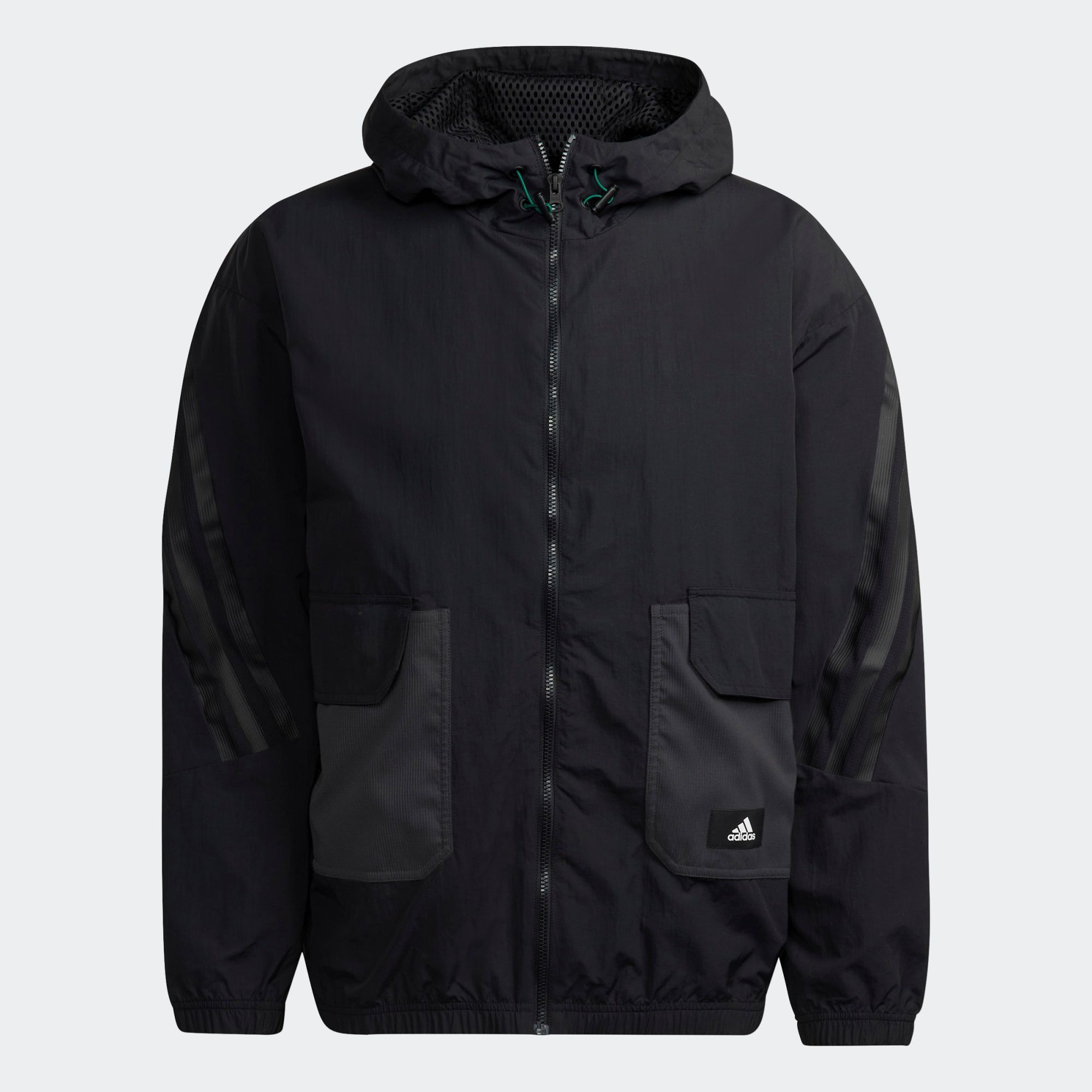  adidas Sportswear Future Icons Full-Zip Hoodie - Black 