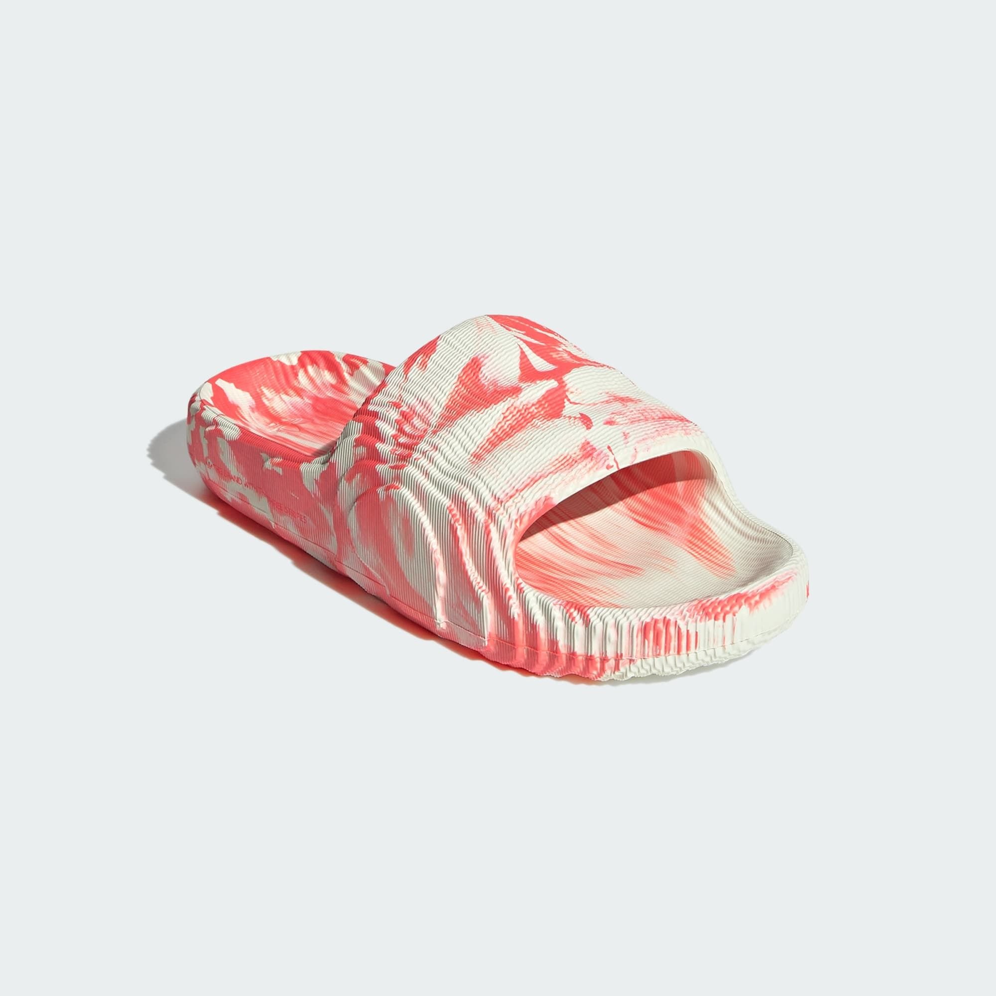  adidas Adilette 22 - Ivory / Solar Red 