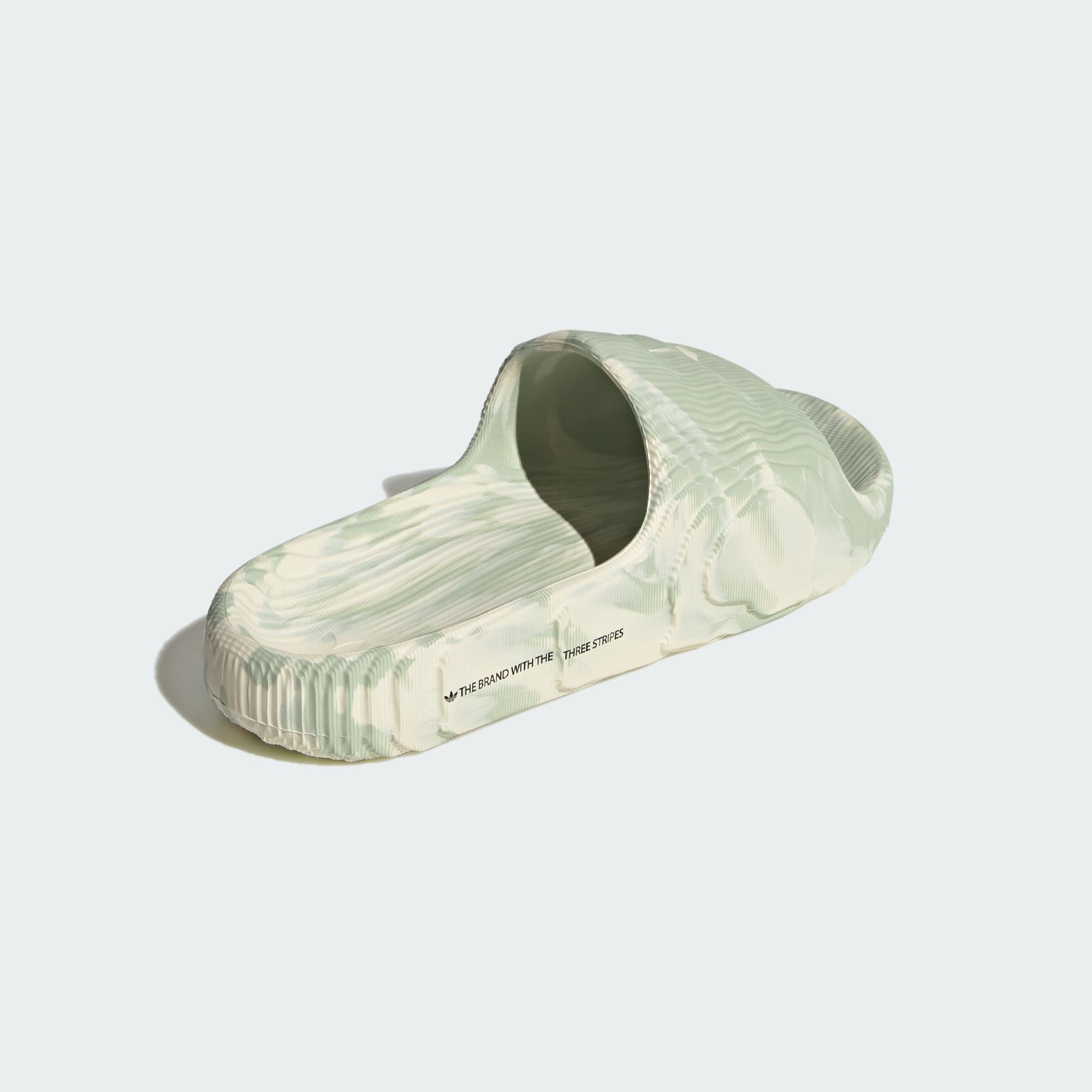  adidas Adilette 22 Slides - Cream White / Linen Green 