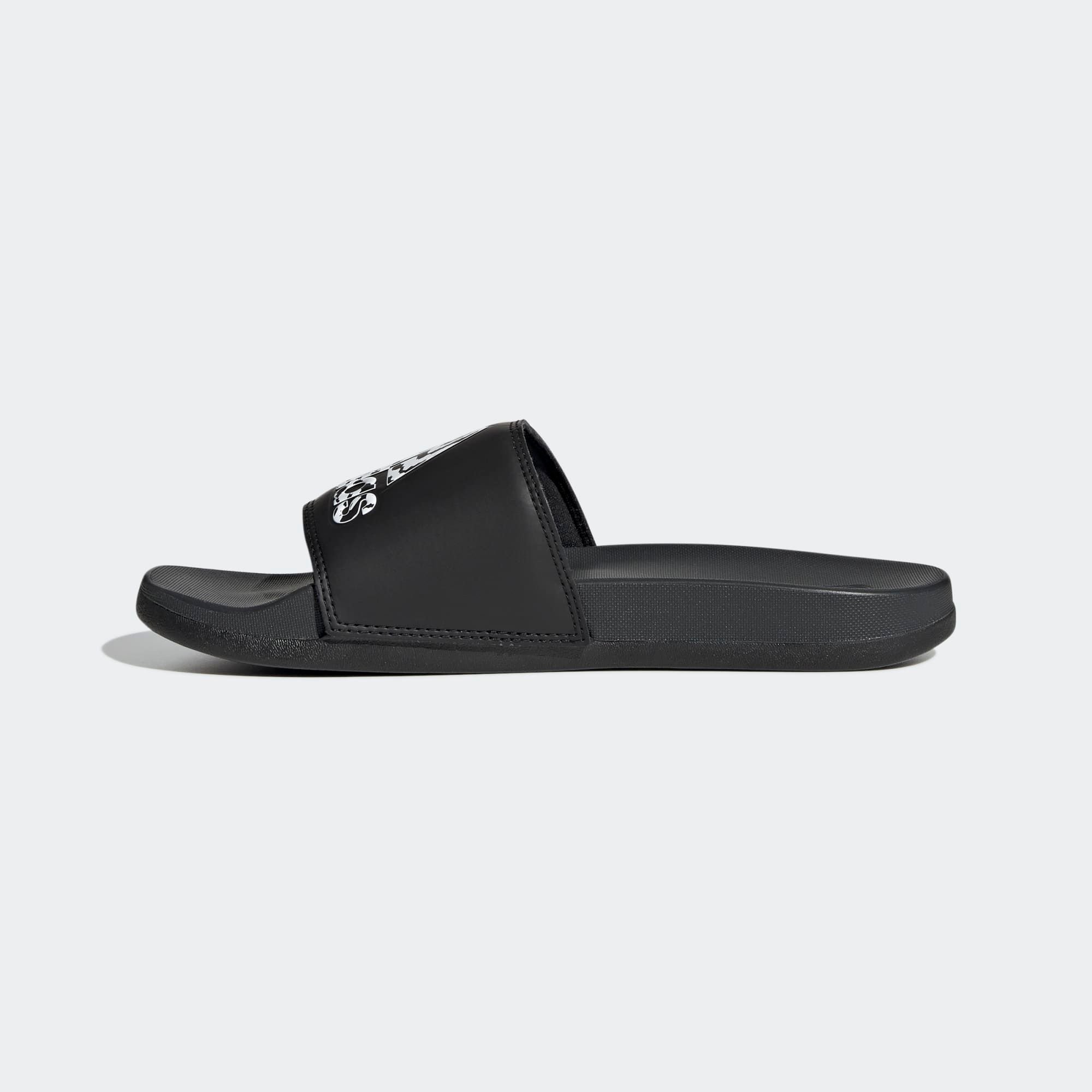  adidas Adilette Comfort Slides - Black/Carbon 