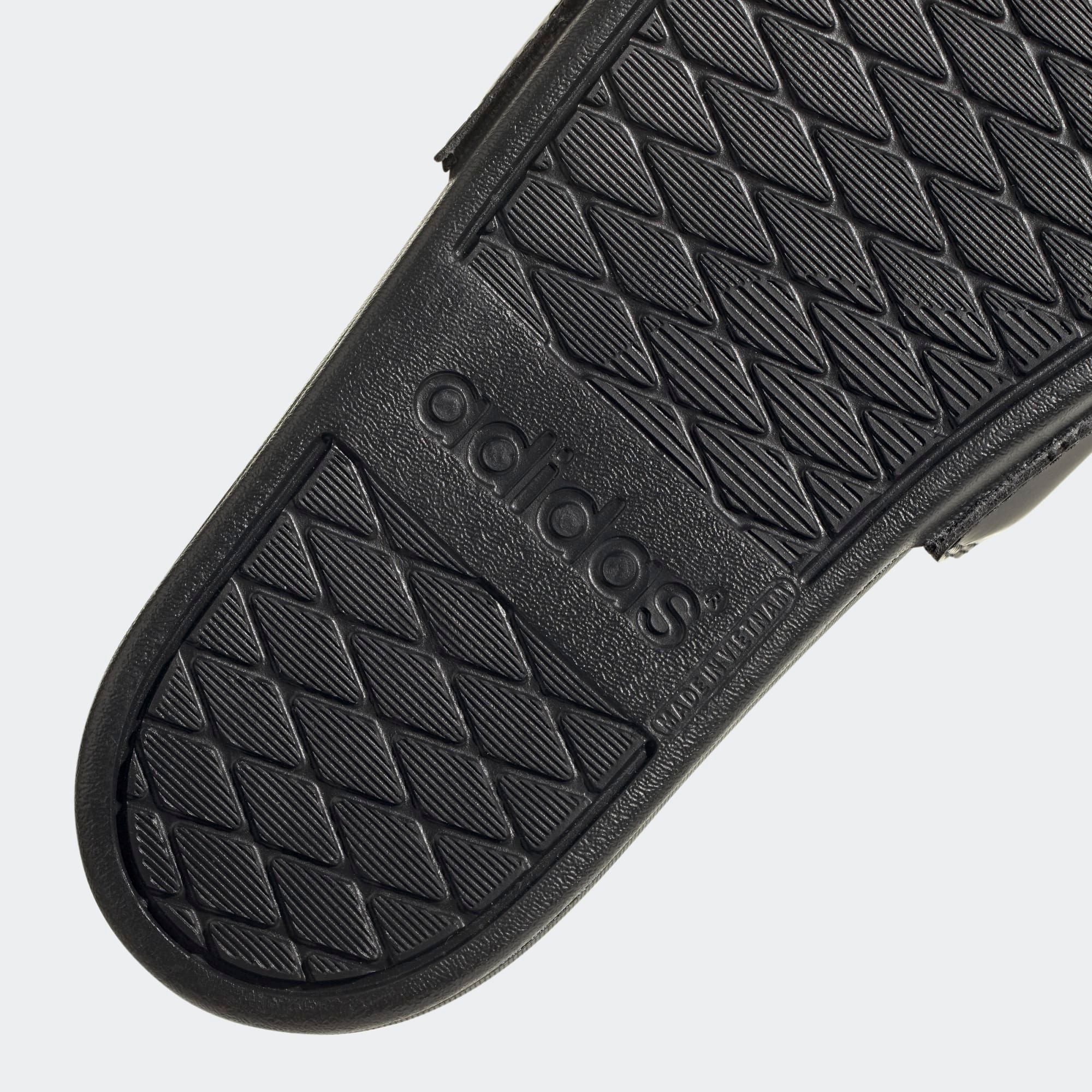  adidas Adilette Comfort Slides - Black/Carbon 