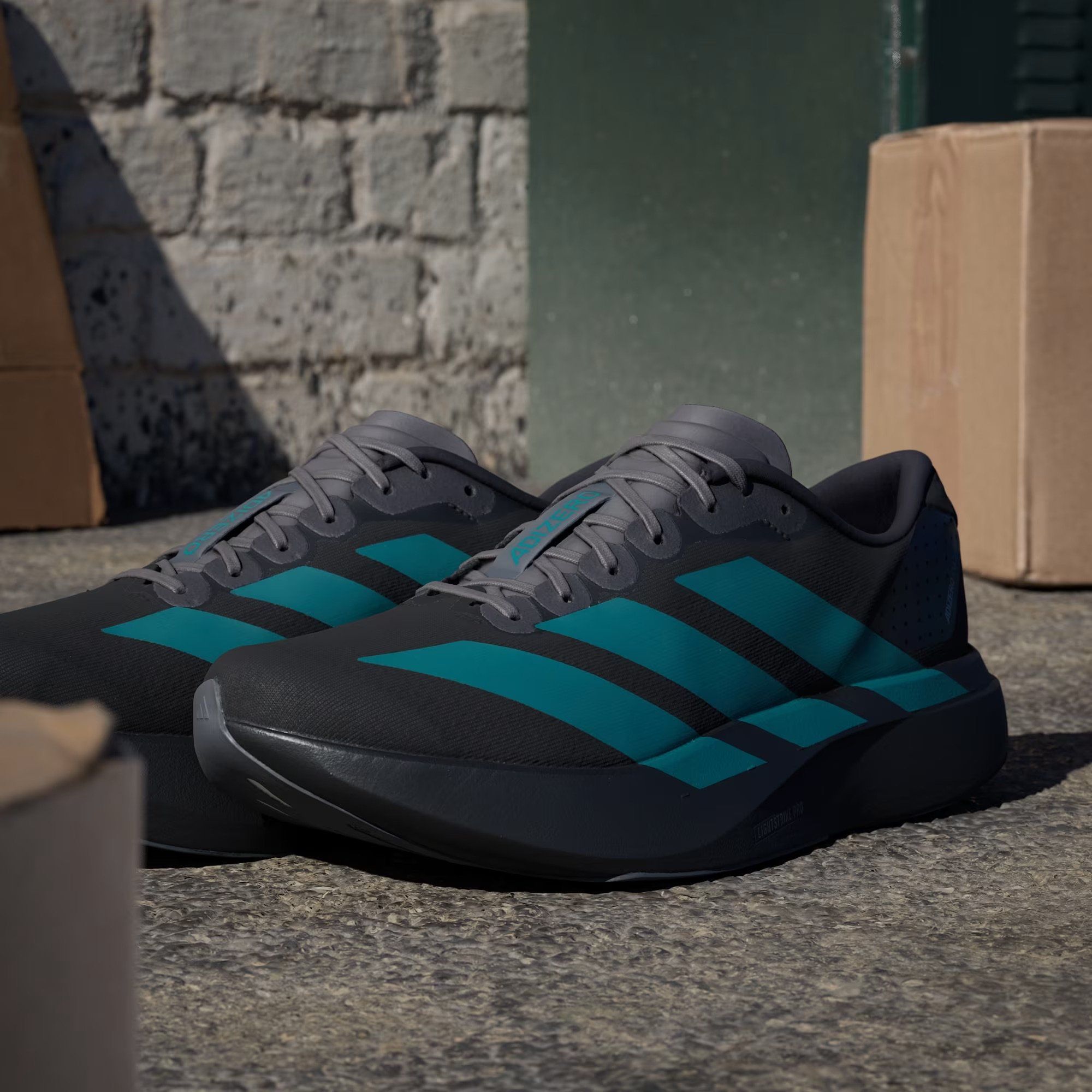  adidas Adizero EVO SL - Core Black / Pure Teal 