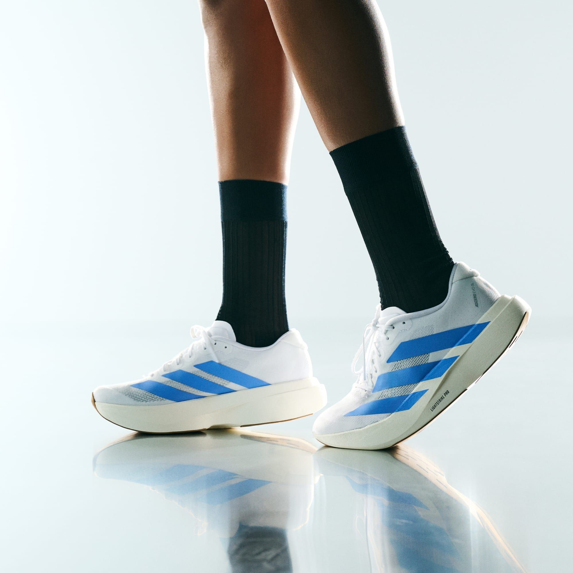  adidas Adizero EVO SL - Cloud White / Blue Fushion 