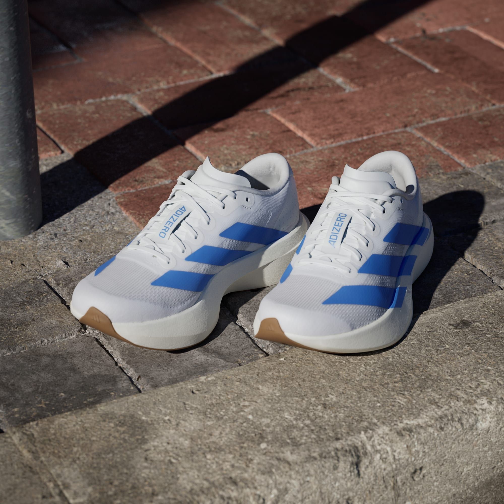  adidas Adizero EVO SL - Cloud White / Blue Fushion 