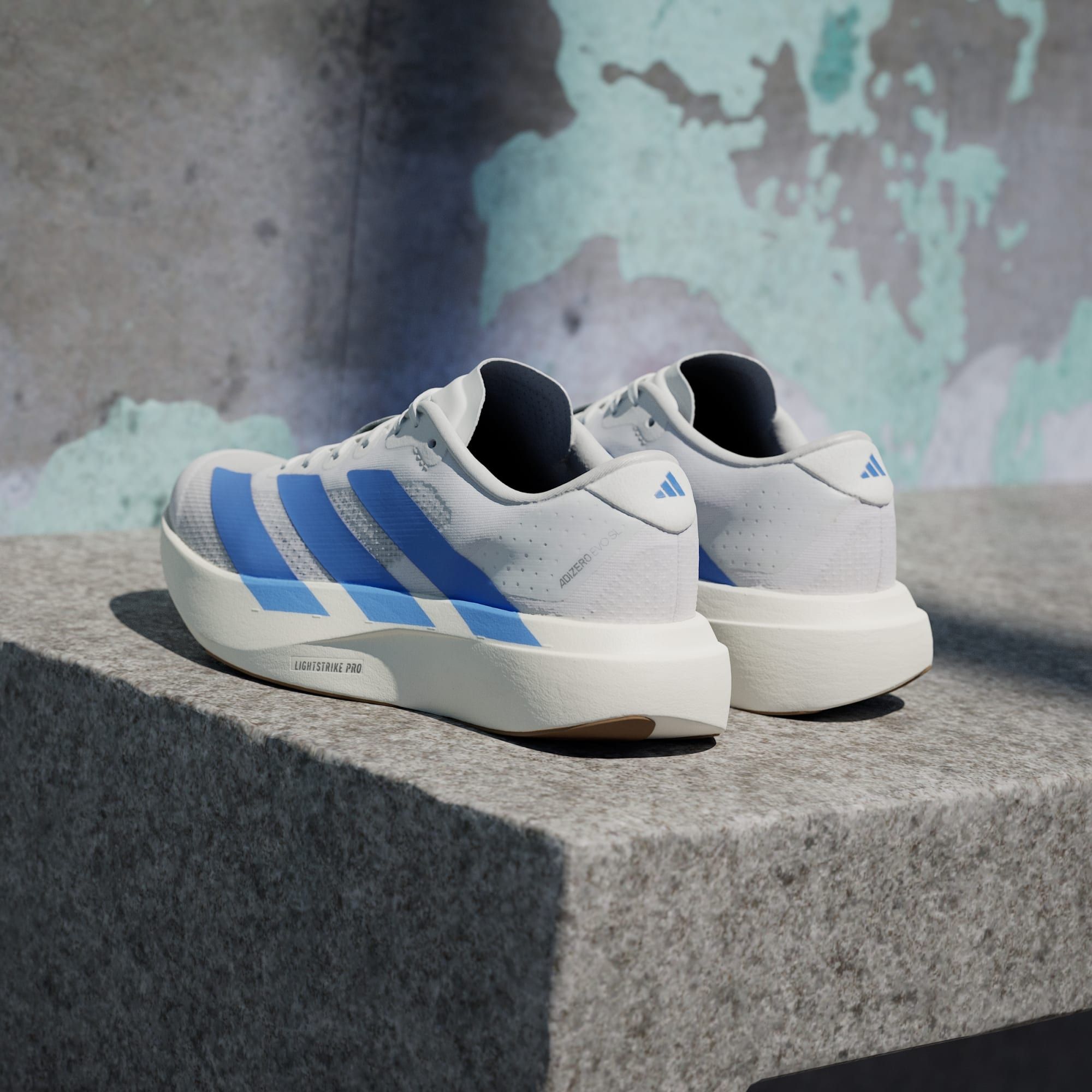  adidas Adizero EVO SL - Cloud White / Blue Fushion 