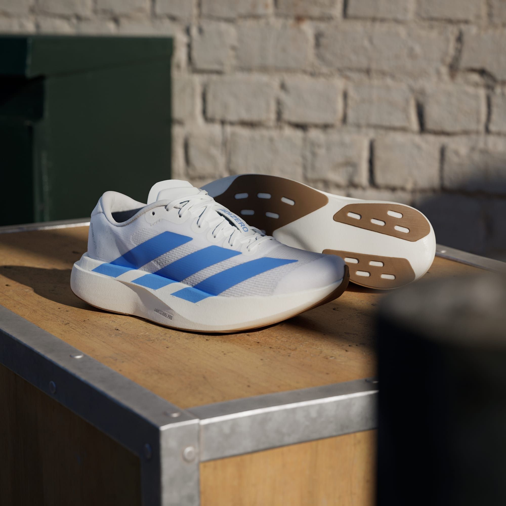  adidas Adizero EVO SL - Cloud White / Blue Fushion 