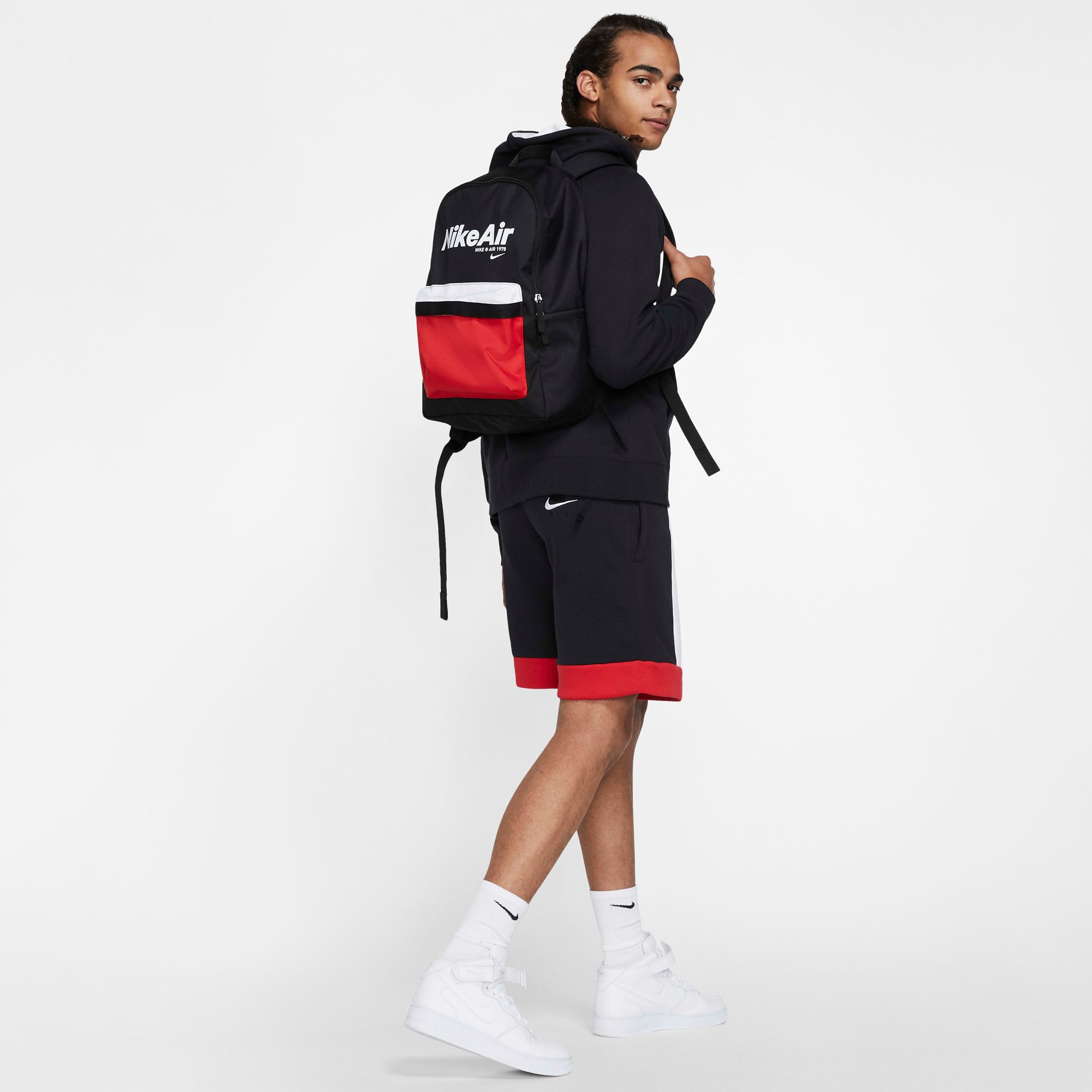  Nike Heritage 2.0 Backpack - Black/Red 