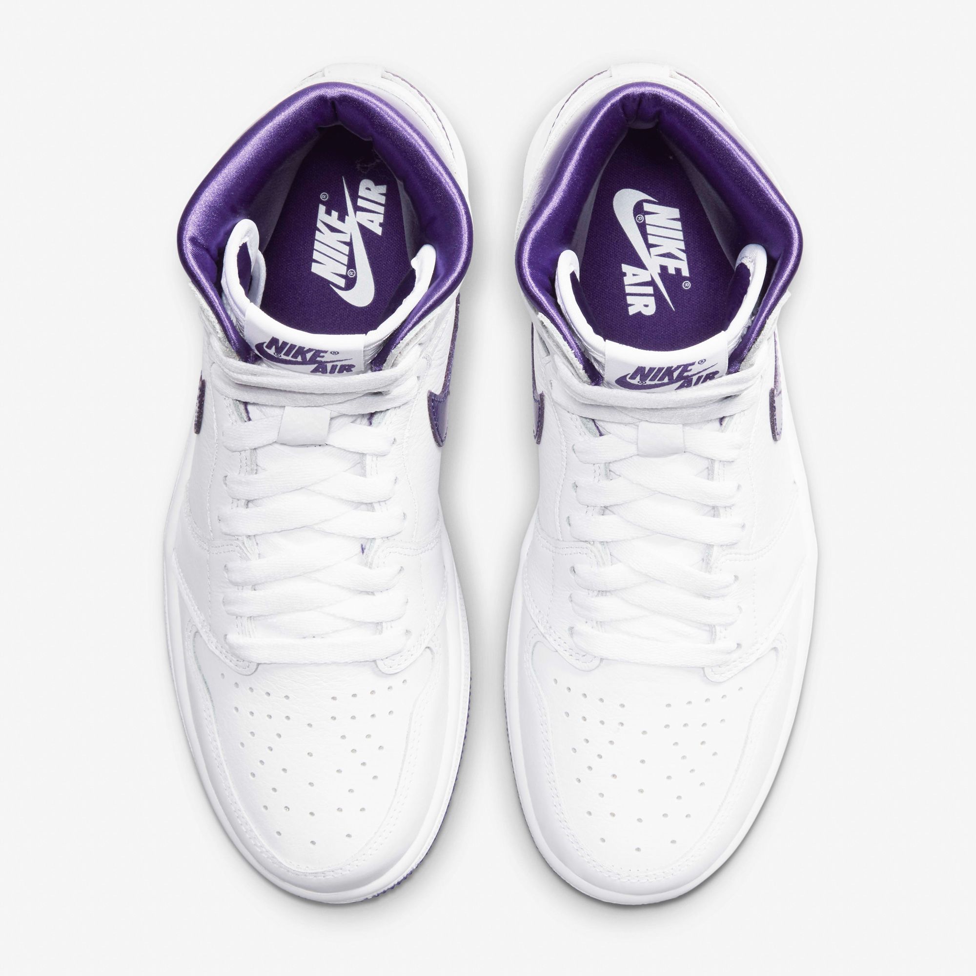  Air Jordan 1 High Retro OG - Metallic Court Purple 