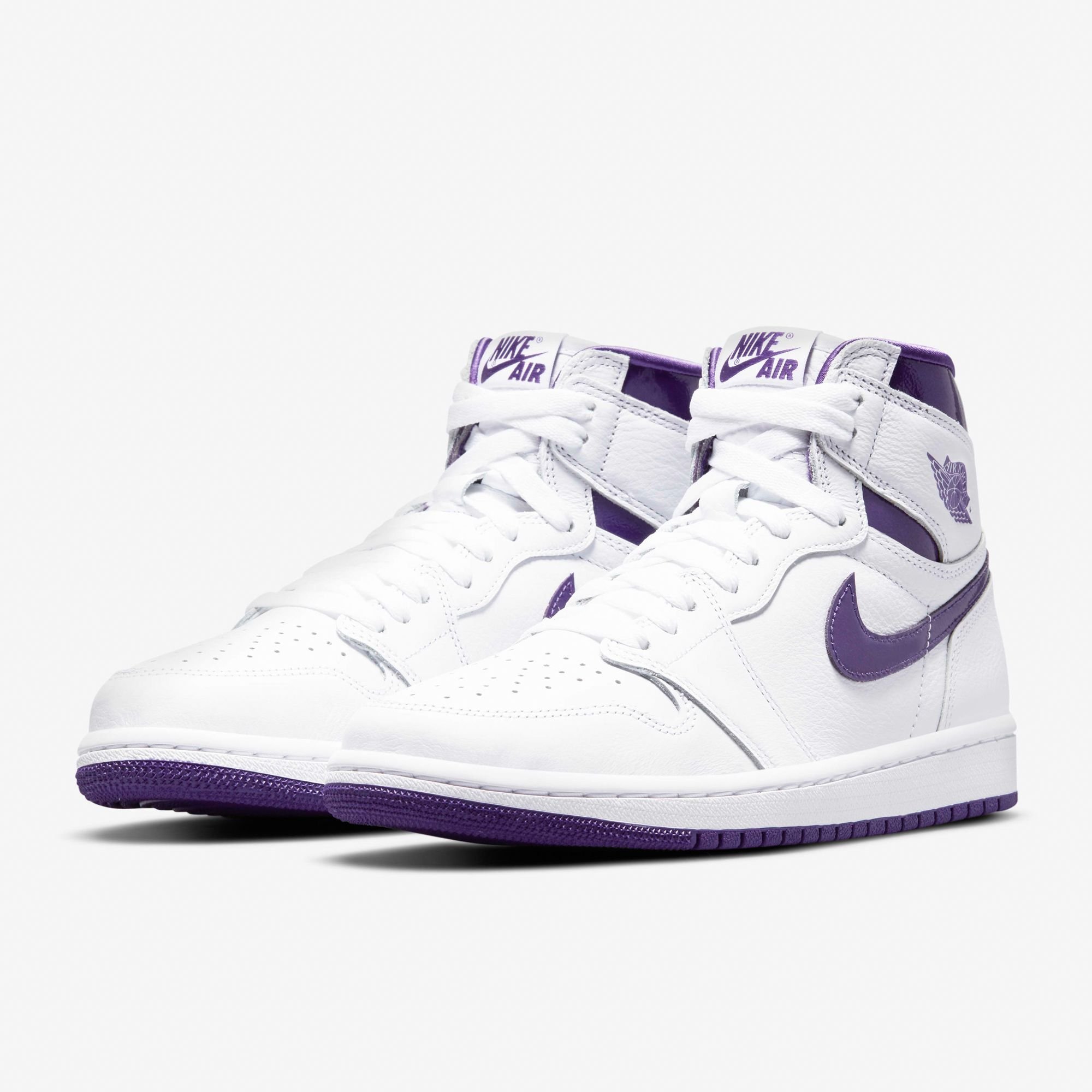  Air Jordan 1 High Retro OG - Metallic Court Purple 