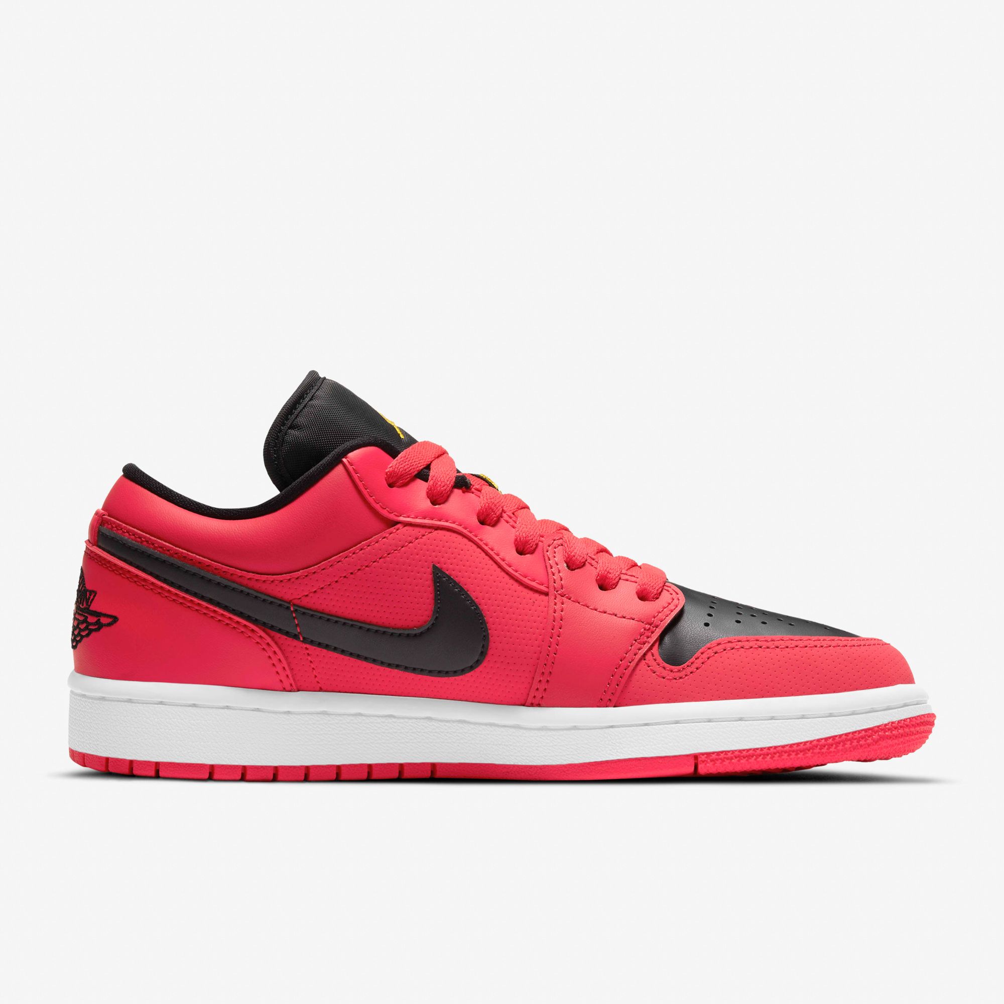  Air Jordan 1 Low WMNS - Siren Red/University Gold/Black 