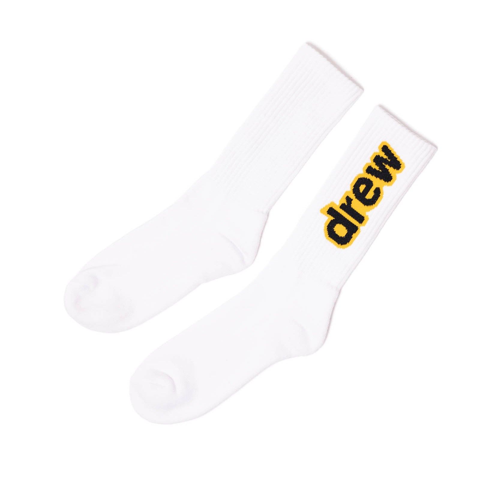  Drew House Secret Socks - White 