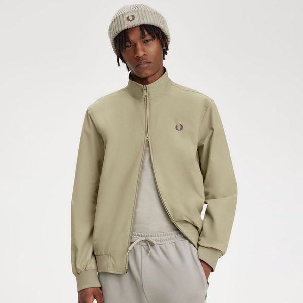  Fred Perry Brentham Jacket - Warm Grey 