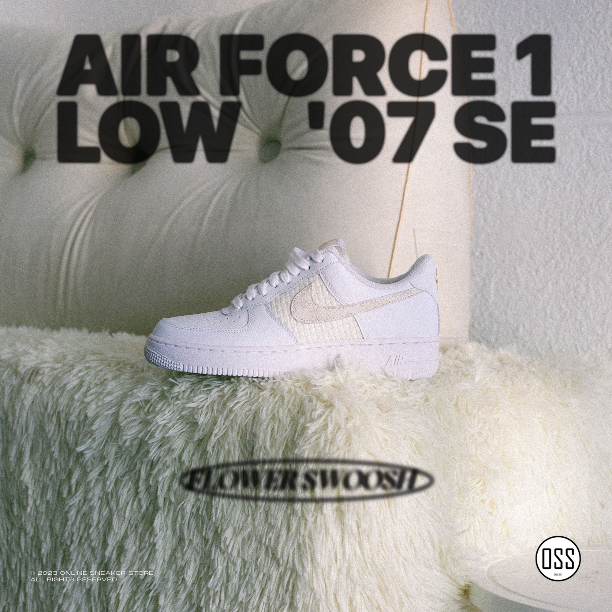  Nike Air Force 1 Low '07 SE - Flower Swoosh 