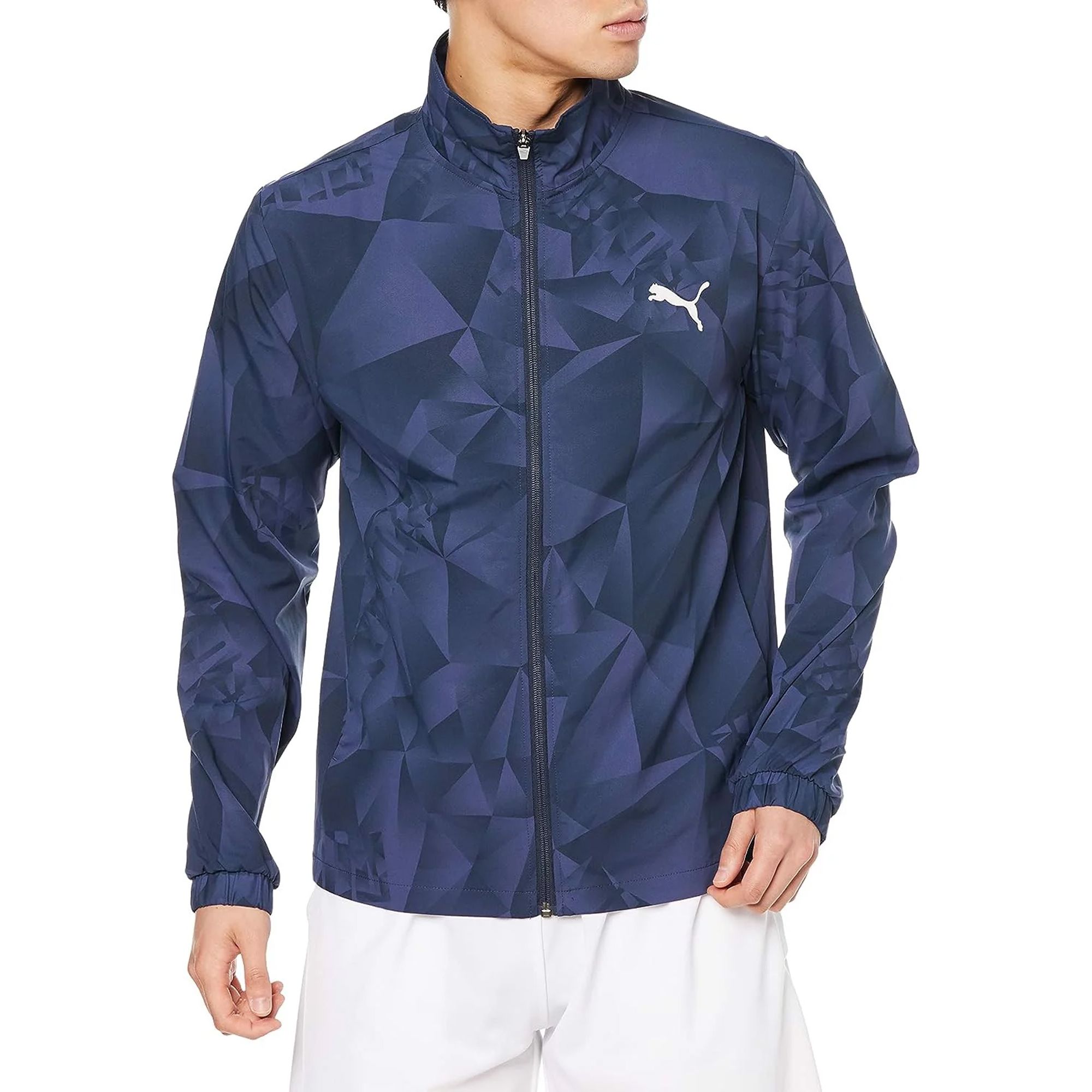  Puma Graphic Windbreaker Jacket - Navy (Japan Exclusive) 