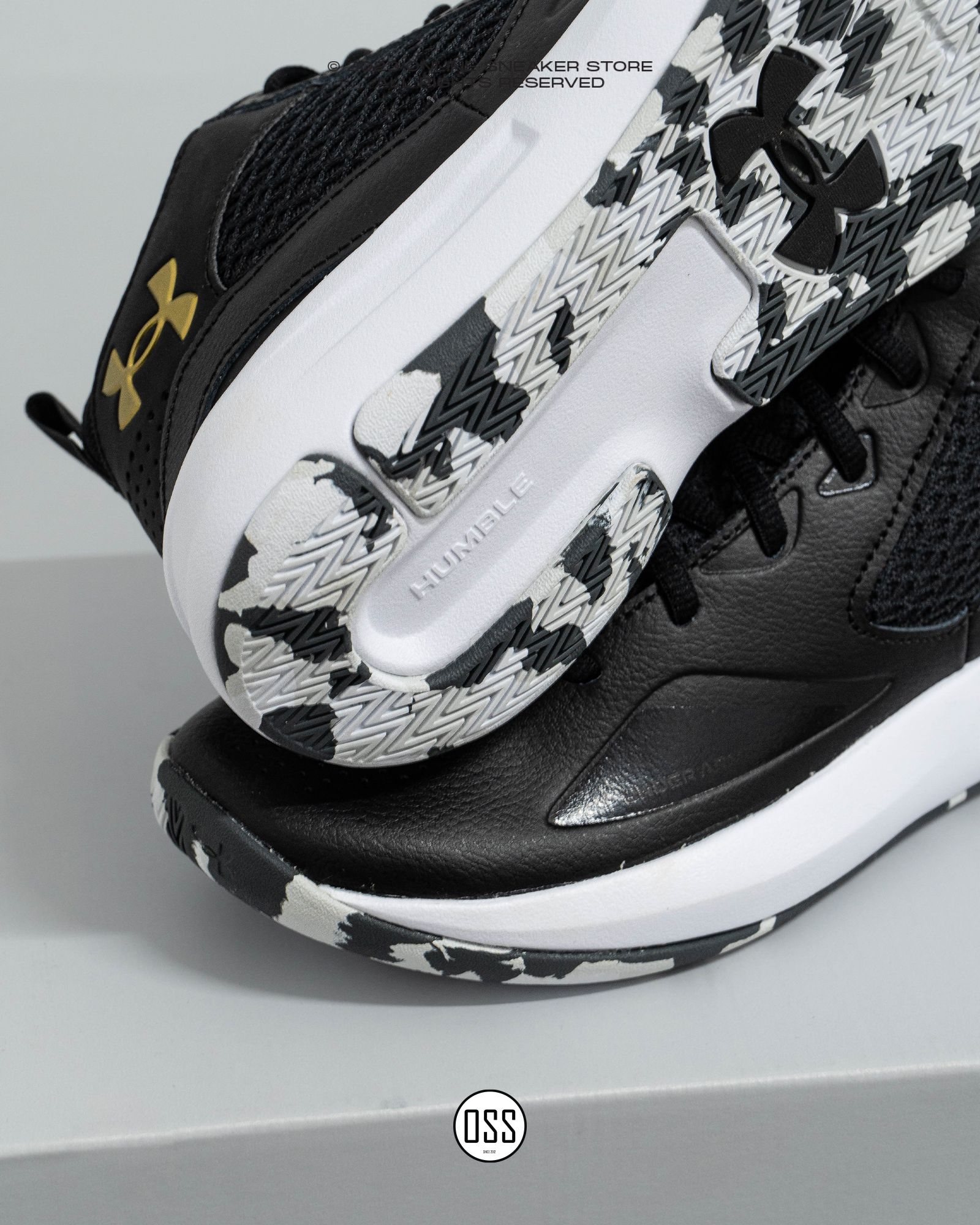  Under Armour 5 Lockdown - Black/White 