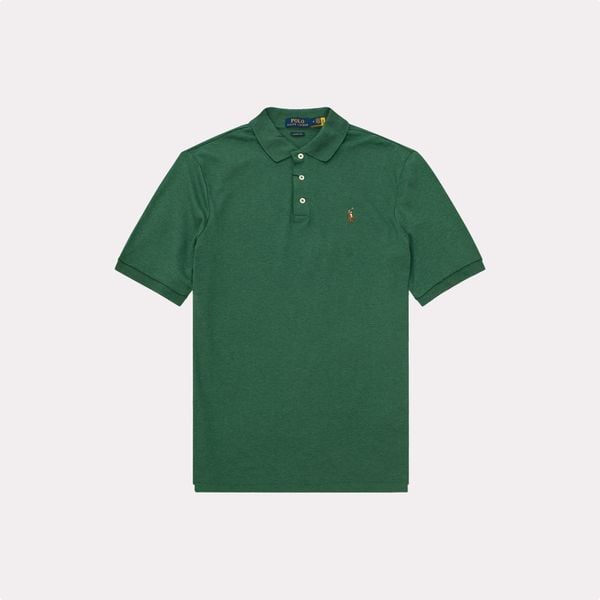 Ralph Lauren Soft Cotton Polo Shirt - Green Marl Heather (Classic) – Online  Sneaker Store