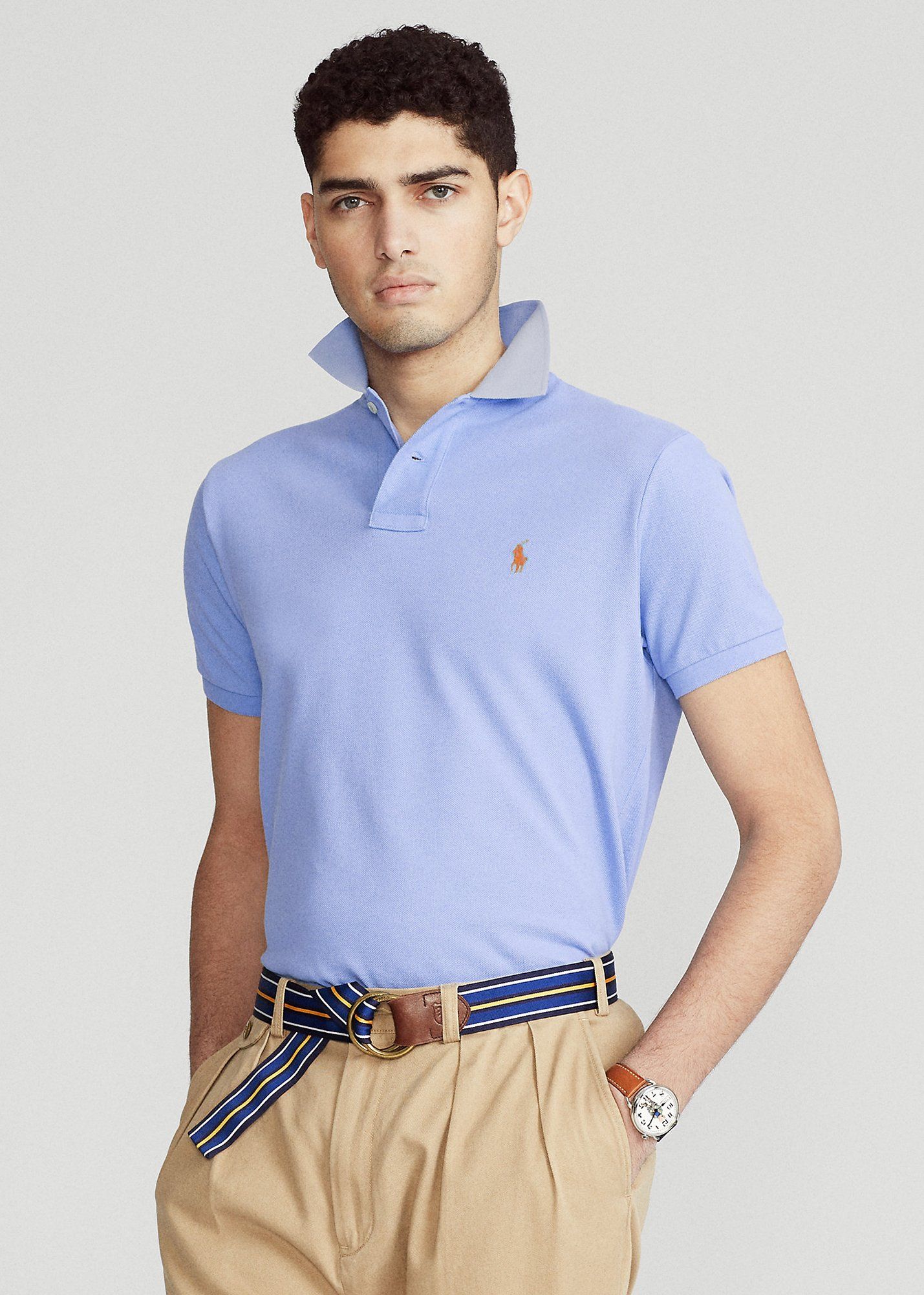 Ralph Lauren The Iconic Mesh Polo Shirt - Light Blue (Slim) – Online  Sneaker Store